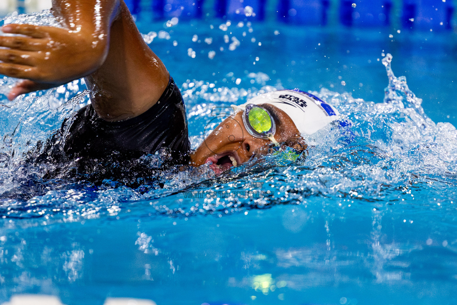 Day 3 of National Swimming Competition 2024 held in Hulhumale', Maldives on Sunday, 15th December 2024. Photos: Nausham Waheed/ images.mv