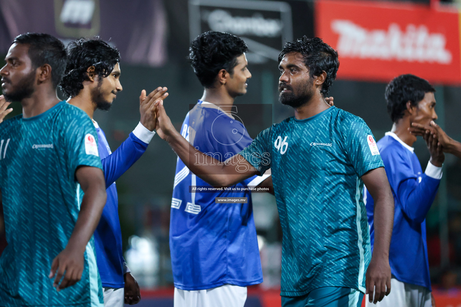 Medianet vs Crossroads Maldives in Club Maldives Cup 2023 held in Hulhumale, Maldives, on Tuesday, 18th July 2023 Photos: Nausham Waheed / images.mv