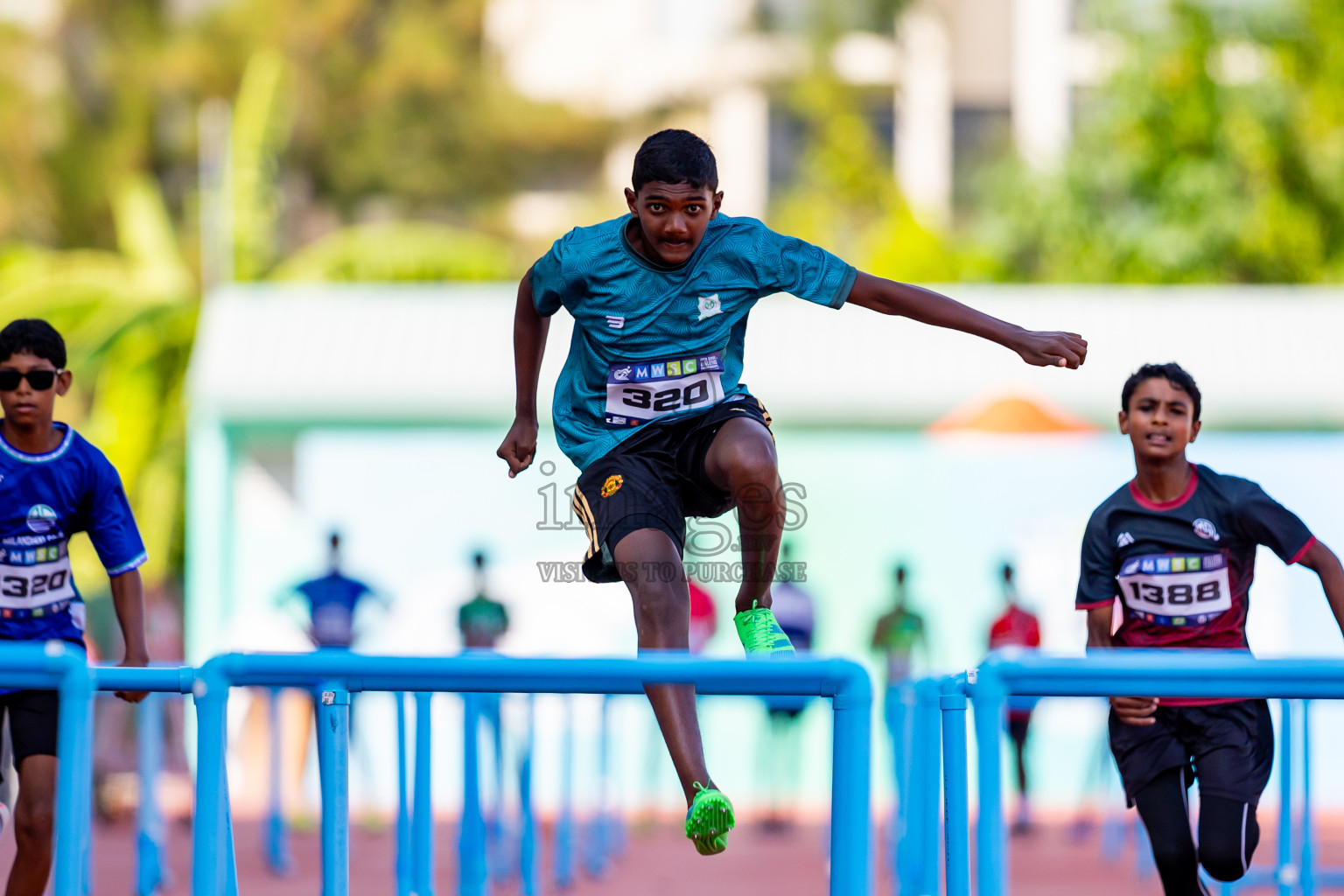 Day 4 of MWSC Interschool Athletics Championships 2024 held in Hulhumale Running Track, Hulhumale, Maldives on Tuesday, 12th November 2024. Photos by: Nausham Waheed / Images.mv