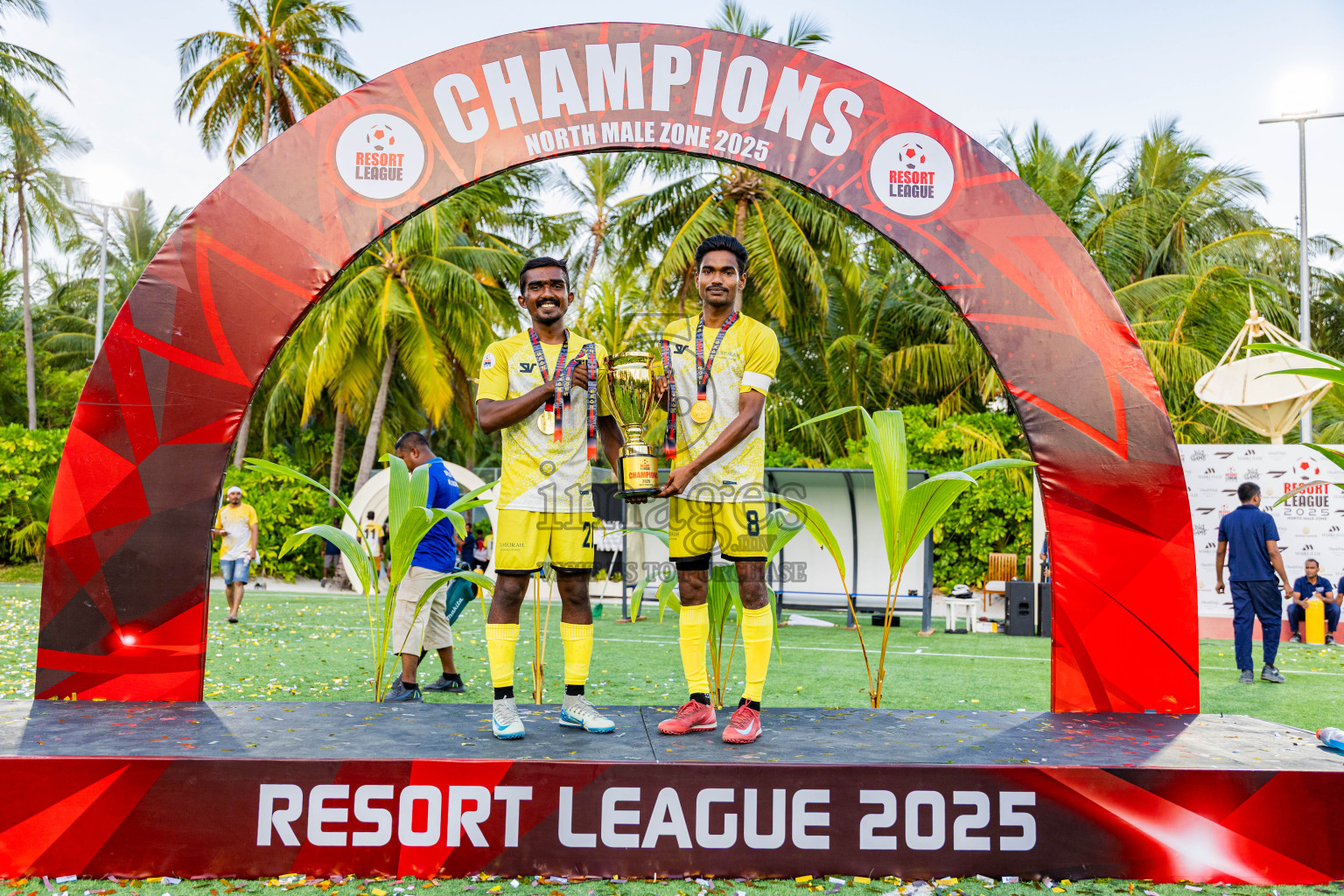 Jumeirah vs Varu in Final of Resort League 2025 (North Male Zone) was held on Saturday, 27th September 2025 in One And Only Reethi Rah Maldives Resort, Photos: Areef Adam / images.mv