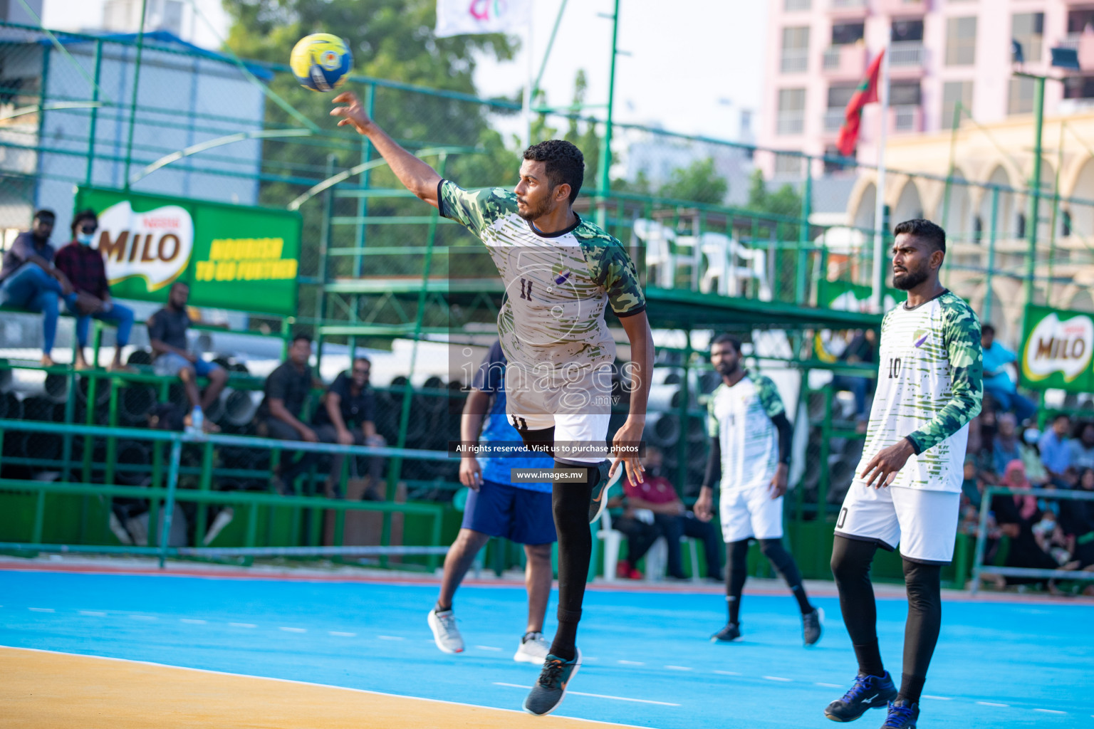 Milo 8th National Handball Tournament Day 4, 18th December 2021, at Handball Ground, Male', Maldives. Photos by Hassan Simah