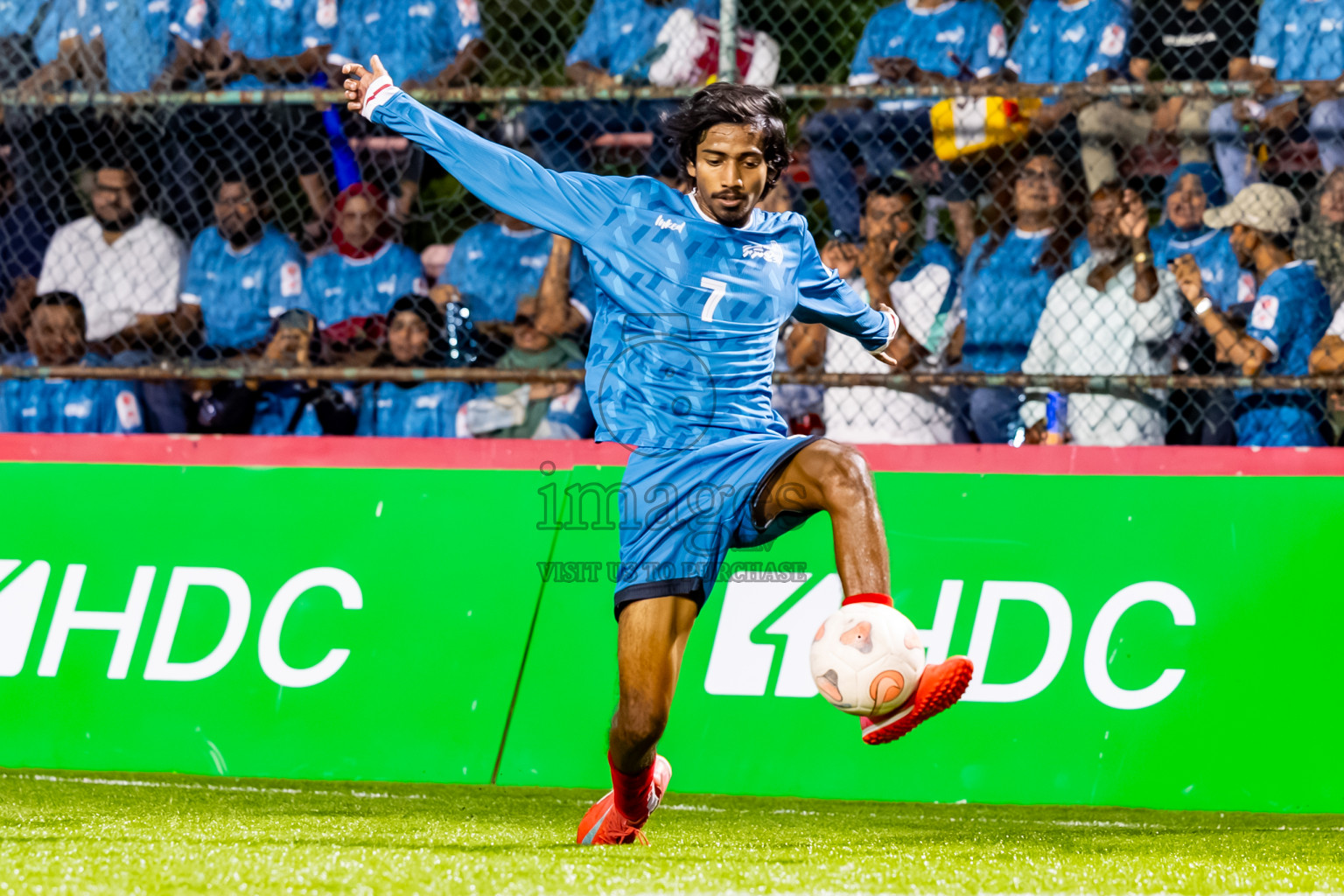 Club Binara vs Club 220 in Day 11 of Club Maldives Cup Classic 2025 was held in Rehendi Futsal Ground, Hulhumale', Maldives on Thursday, 25th September 2025. Photos: Nausham Waheed / images.mv
