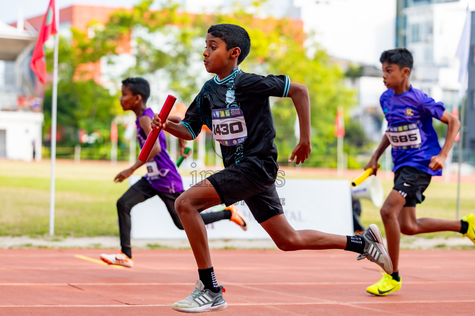 Day 6 of MWSC Interschool Athletics Championships 2024 held in Hulhumale Running Track, Hulhumale, Maldives on Thursday, 14th November 2024. Photos by: Nausham Waheed / Images.mv