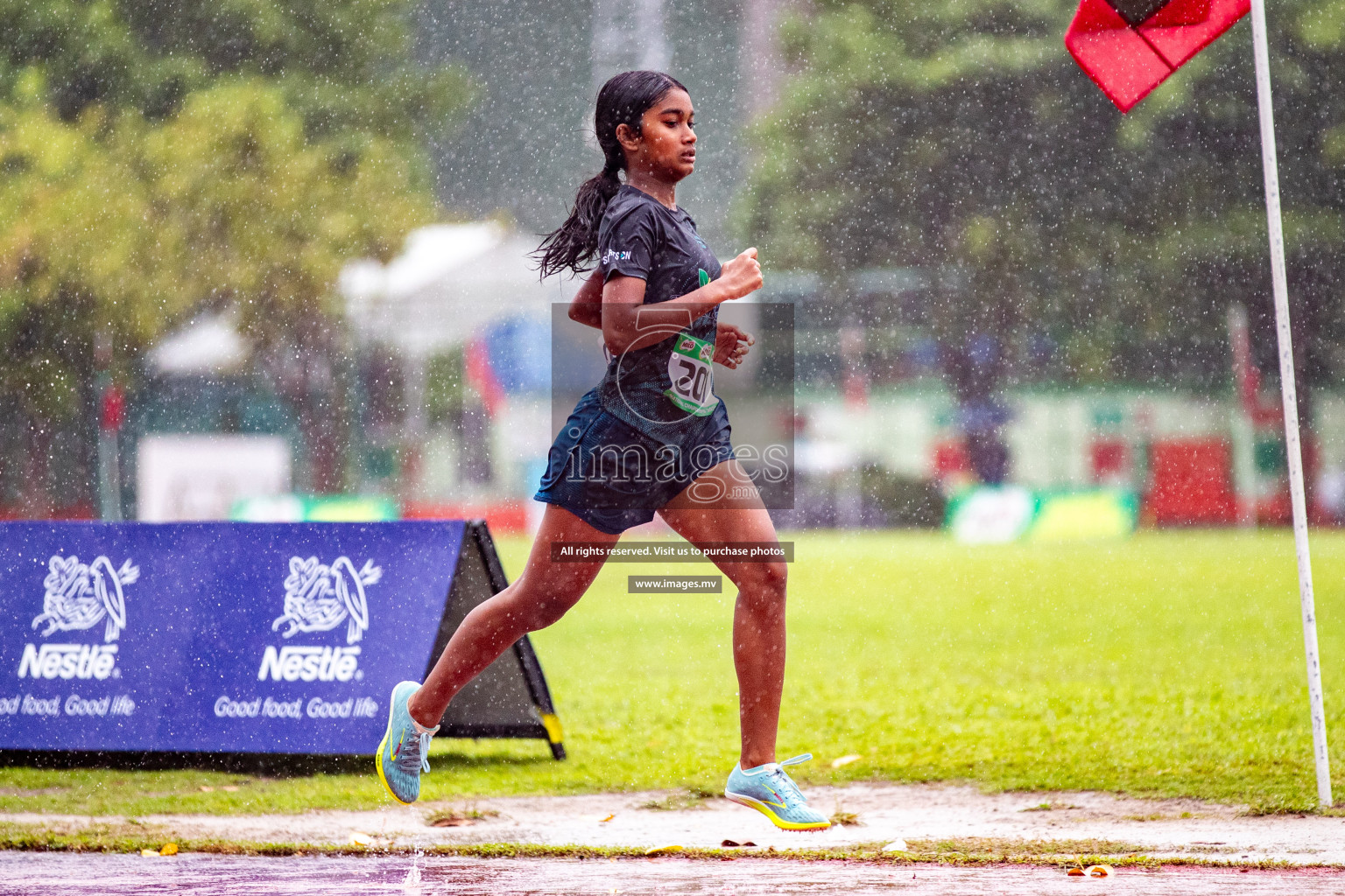 Day 2 of National Athletics Championship 2023 was held in Ekuveni Track at Male', Maldives on Friday, 24th November 2023. Photos: Hassan Simah / images.mv