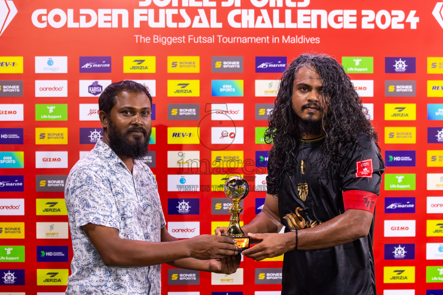 HA Kelaa vs HA Utheemu in Day 9 of Golden Futsal Challenge 2024 was held on Tuesday, 23rd January 2024, in Hulhumale', Maldives
Photos: Ismail Thoriq / images.mv