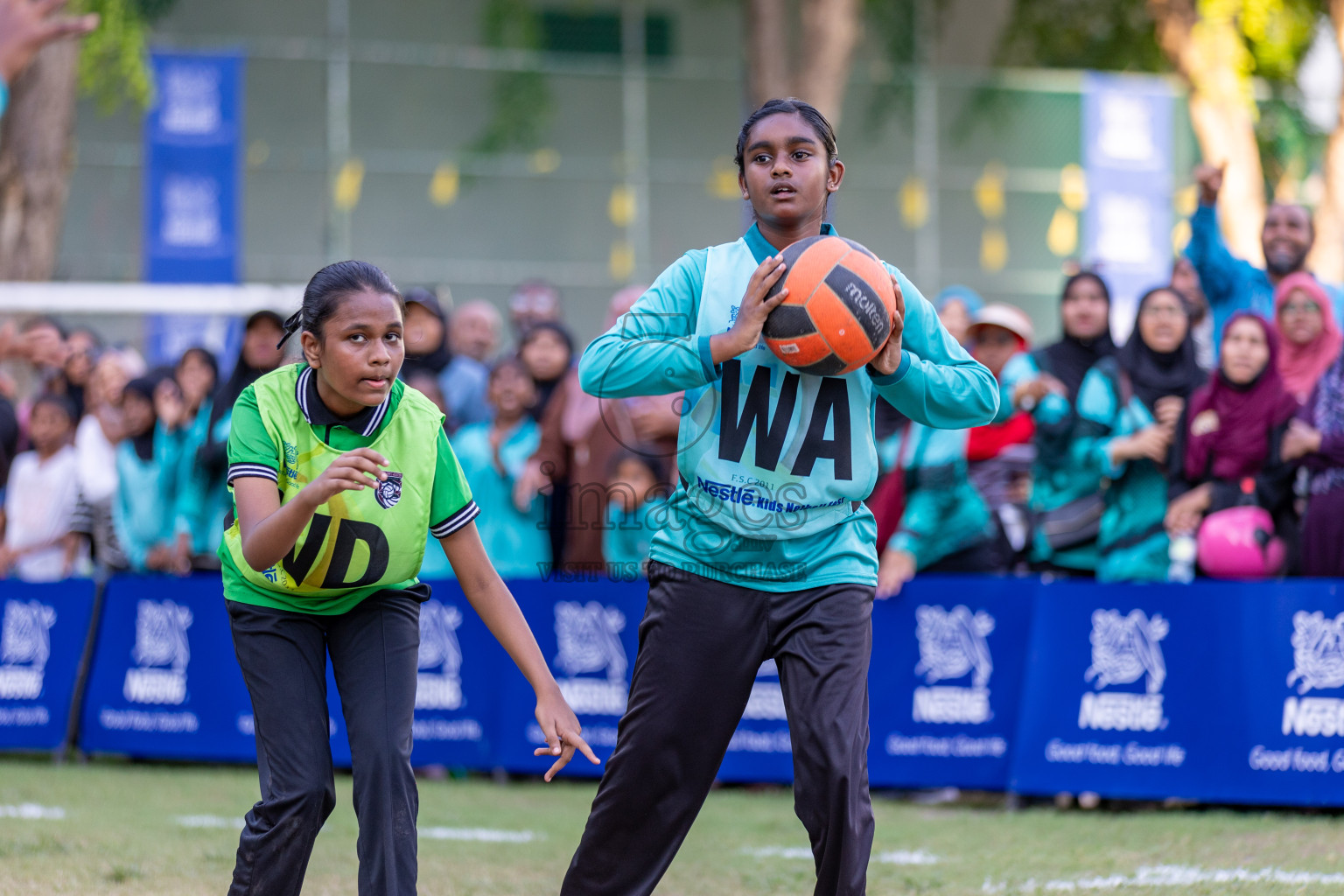 Day 3 of Nestle' Kids Netball Fest 2023 held in Henveyru Stadium, Male', Maldives on Saturday, 2nd December 2023.
Photos: Ismail Thoriq / images.mv