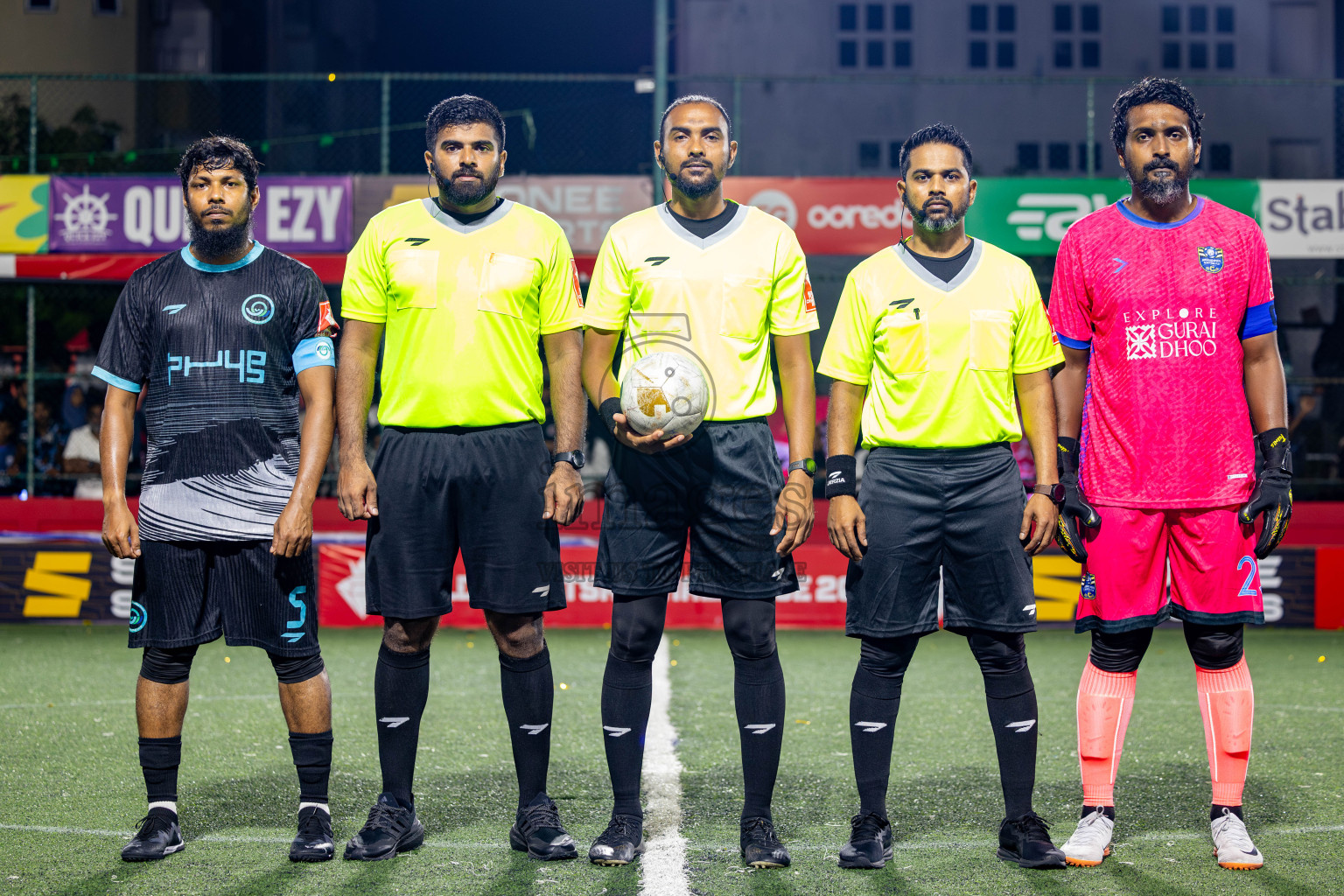 K Guraidhoo vs K Thulusdhoo on Day 18 of Golden Futsal Challenge 2025 was held on Thursday, 23rd January 2025, in Hulhumale', Maldives. Photos: Nausham Waheed / images.mv