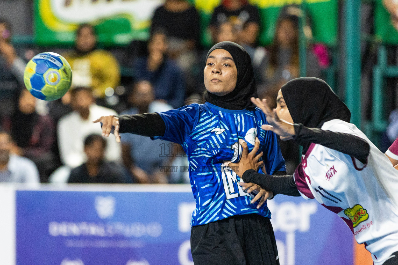 Day 14 of 10th National Handball Tournament 2023, held in Handball ground, Male', Maldives on Monday, 11th December 2023 Photos: Nausham Waheed/ Images.mv