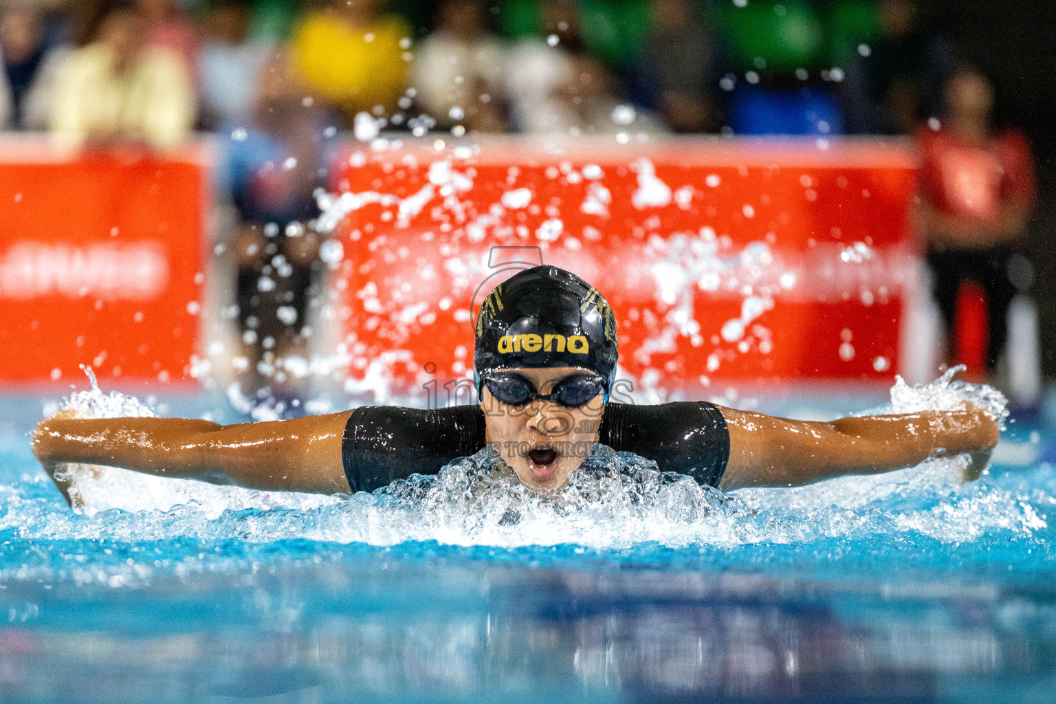 Day 7 of National Swimming Competition 2024 held in Hulhumale', Maldives on Thursday, 19th December 2024.
Photos: Ismail Thoriq / images.mv