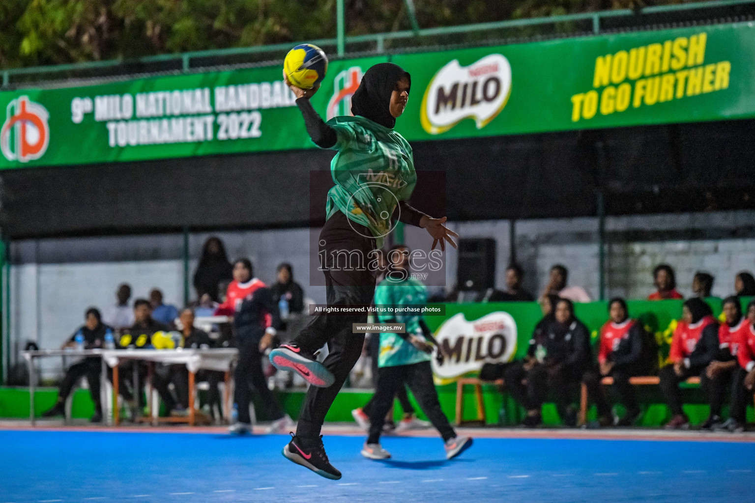 Milo 9th Handball Maldives Championship 2022 Day 1 held in Male', Maldives on 17th October 2022 Photos By: Nausham Waheed /images.mv