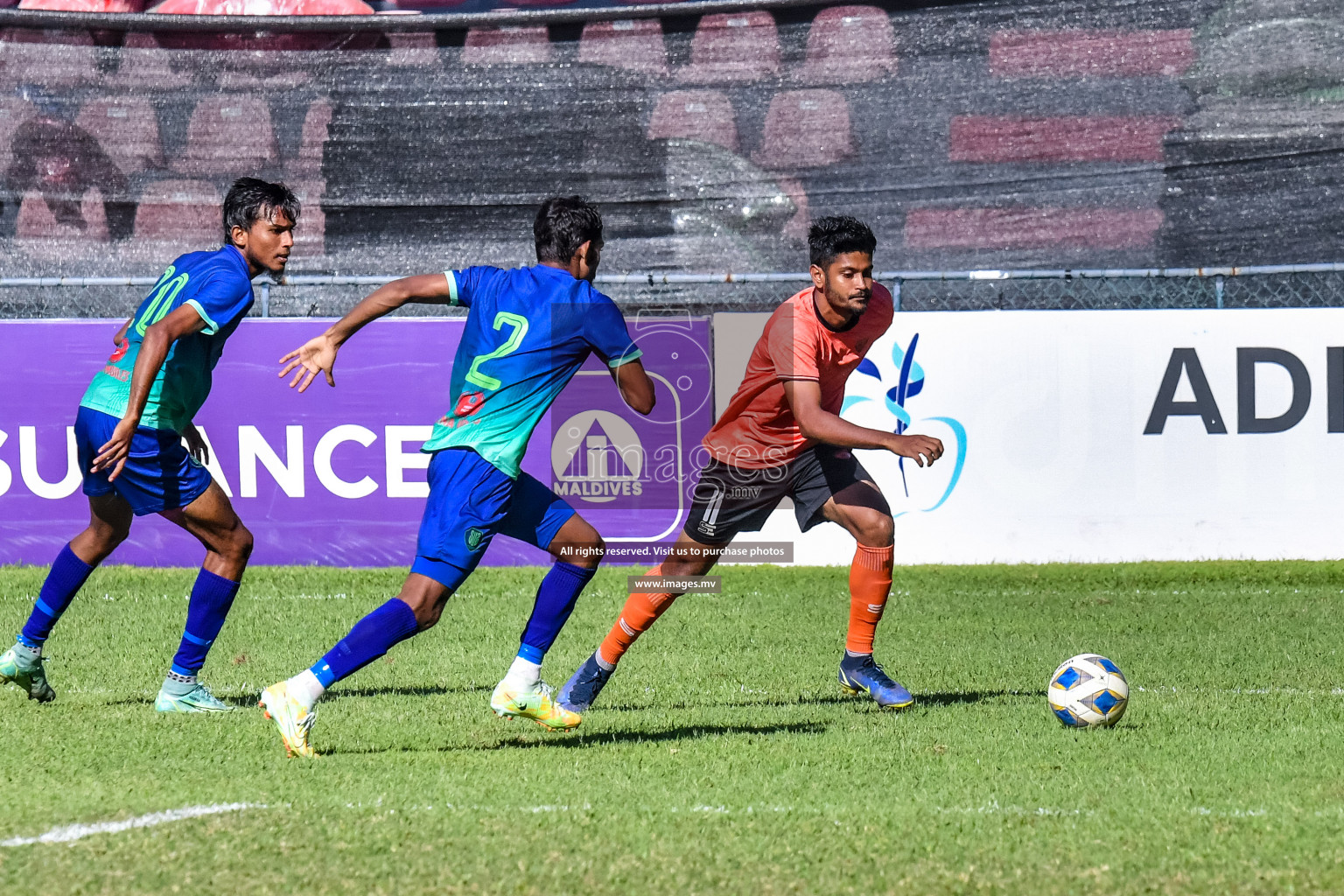 Club Eagles vs Super United sports in the FA Cup 2022 on 15th Aug 2022, held in National Football Stadium, Male', Maldives Photos: Nausham Waheed / Images.mv