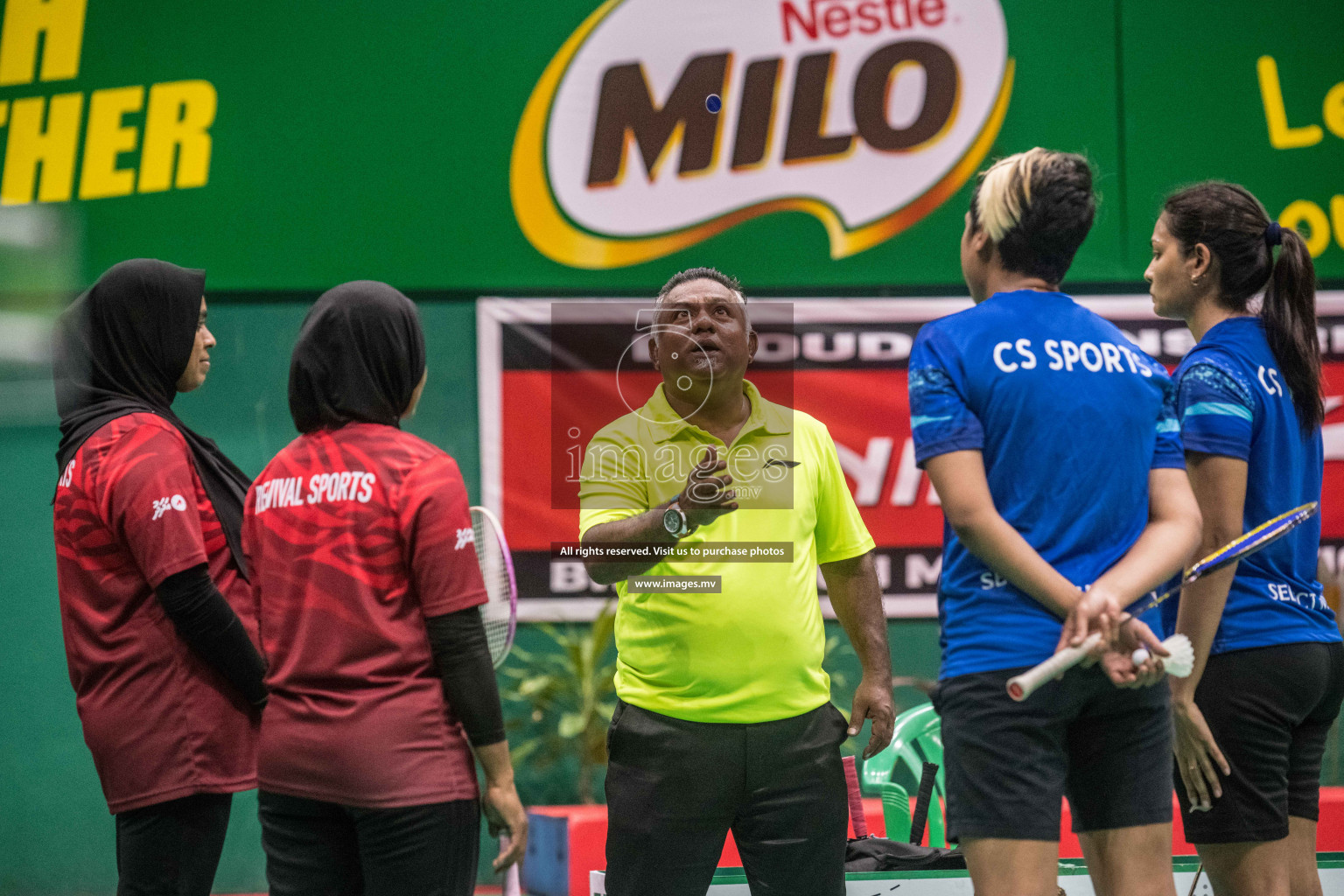 Final of Badminton association mixed group championship 2021 held in Male', Maldives Photos by Nausham Waheed