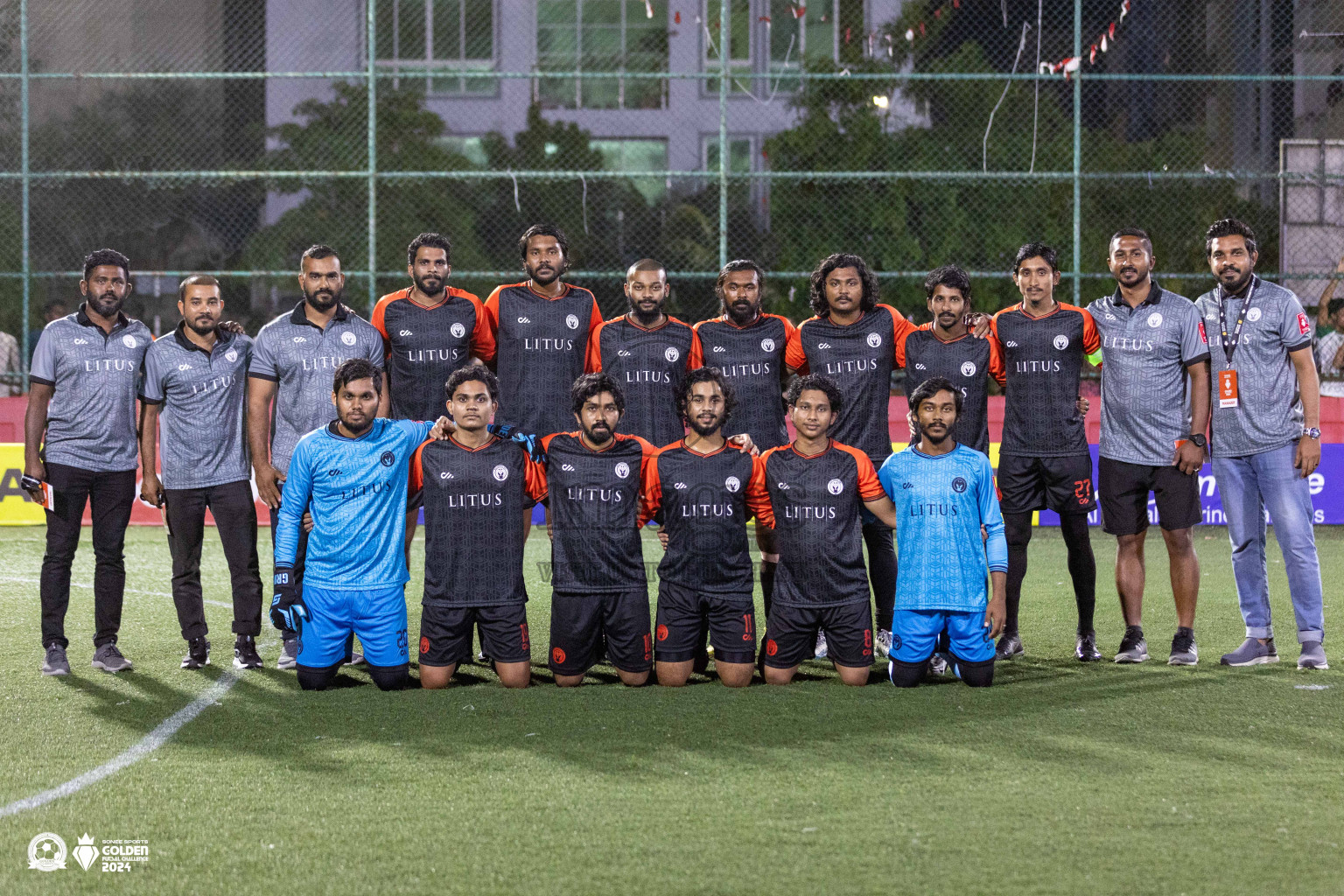 R Meedhoo vs R Maduvvari in Golden Futsal Challenge 2024 was held on Tuesday, 16th January 2024, in Hulhumale', Maldives Photos: Ismail Thoriq / images.mv