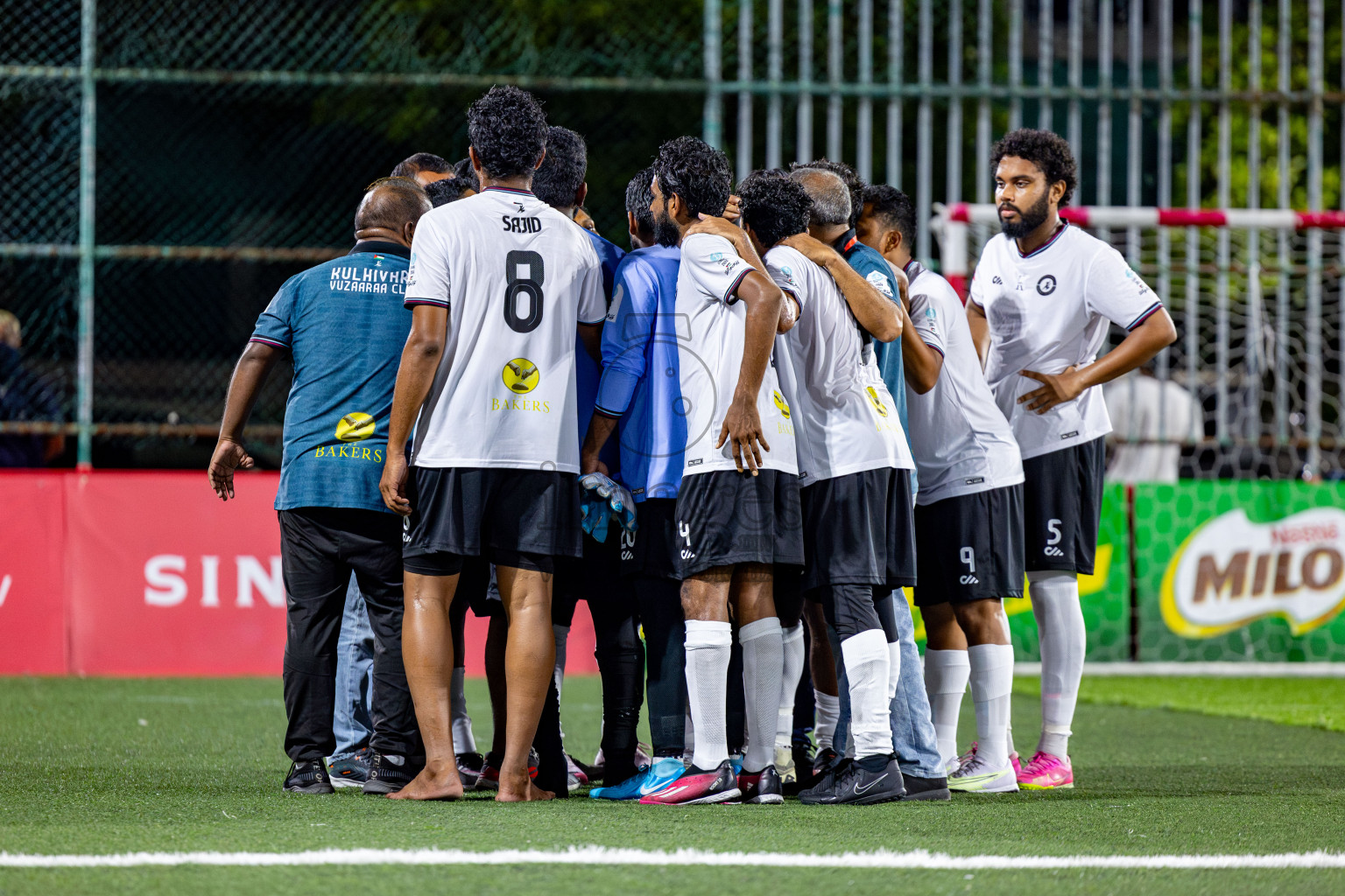 TEAM DJA vs KULHIVARU VUZARA in Club Maldives Classic 2024 held in Rehendi Futsal Ground, Hulhumale', Maldives on Monday, 16th September 2024. Photos: Nausham Waheed / images.mv