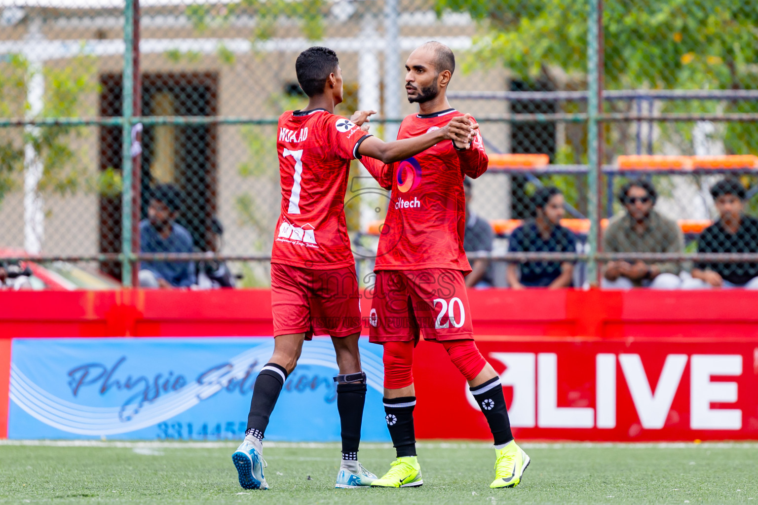 GDh Madaveli vs GDh Faresmaathodaa in Day 12 of Golden Futsal Challenge 2025 was held on Thursday, 16th January 2025, in Hulhumale', Maldives Photos: Nausham Waheed  / images.mv