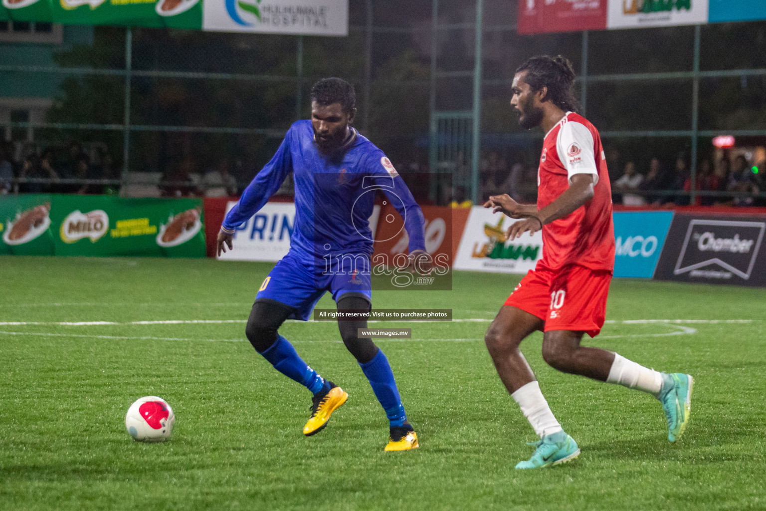 Customs RC vs Club Aasandha in Club Maldives Cup 2022 was held in Hulhumale', Maldives on Saturday, 15th October 2022. Photos: Hassan Simah/ images.mv