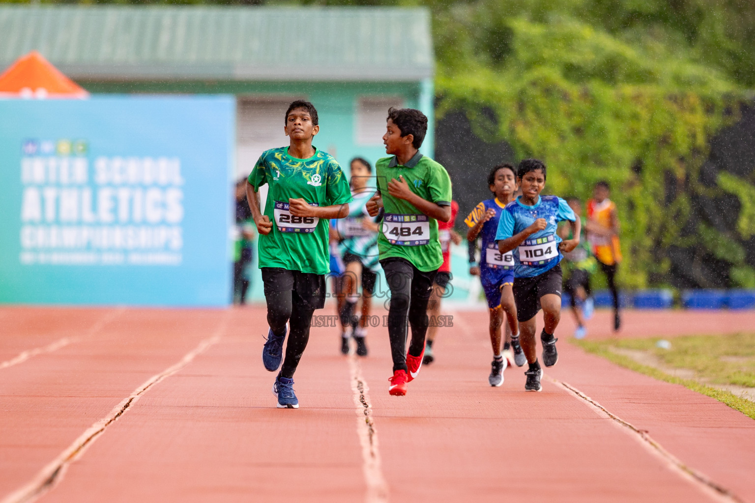 Day 3 of MWSC Interschool Athletics Championships 2024 held in Hulhumale Running Track, Hulhumale, Maldives on Monday, 11th November 2024. 
Photos by: Hassan Simah / Images.mv