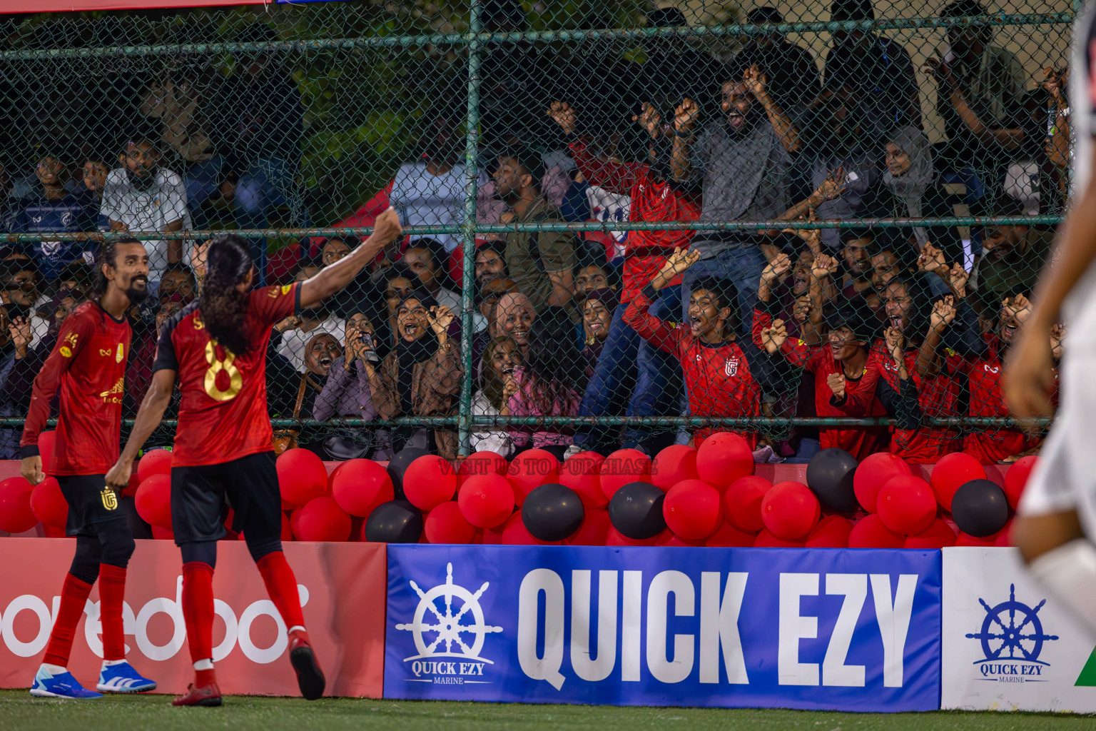 Vilimale vs L Gan in Semi Finals of Golden Futsal Challenge 2024 which was held on Friday, 1st March 2024, in Hulhumale', Maldives.
Photos: Ismail Thoriq / images.mv