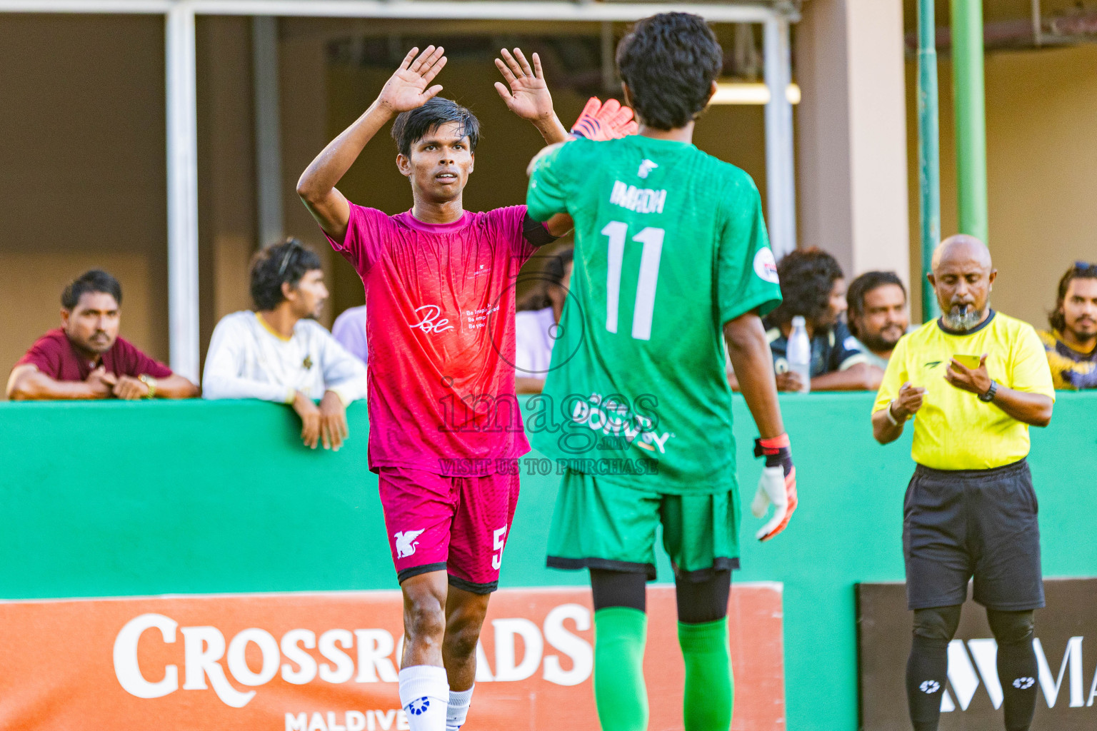 Velassaru vs JW Marriott in Resort League 2025 (South Male Zone) day 6 was held on Friday, 3rd October 2025 in Crossroads's Maldives, Photos: Areef Adam / images.mv