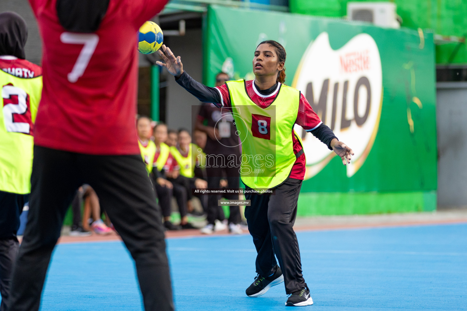 Day 1 of 7th Inter-Office/Company Handball Tournament 2023, held in Handball ground, Male', Maldives on Friday, 16th September 2023 Photos: Nausham Waheed/ Images.mv