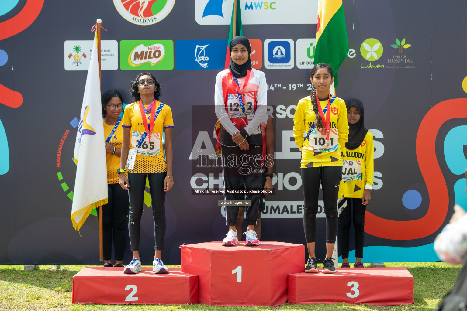 Day four of Inter School Athletics Championship 2023 was held at Hulhumale' Running Track at Hulhumale', Maldives on Wednesday, 18th May 2023. Photos:  Nausham Waheed / images.mv