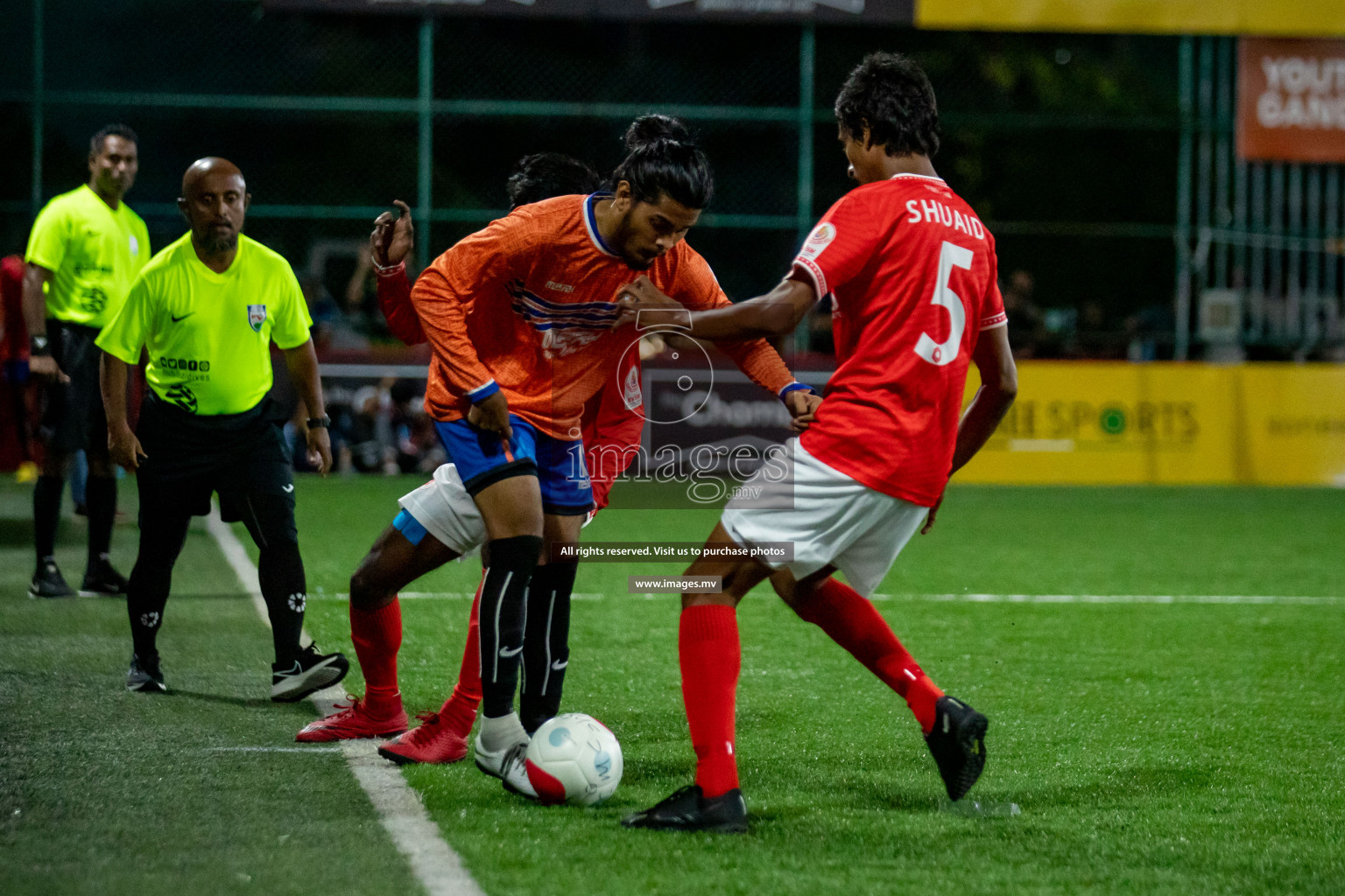 Stelco Club vs Raajje Online Club in Club Maldives Cup 2022 was held in Hulhumale', Maldives on Wednesday, 19th October 2022. Photos: Hassan Simah/ images.mv