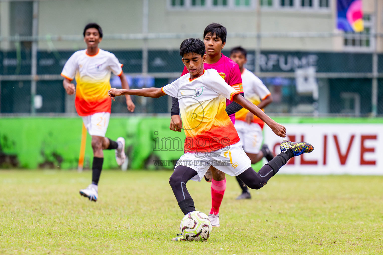 Club Eagles vs United Victory (U14) in Day 11 of Dhivehi Youth League 2024 held at Henveiru Stadium on Tuesday, 17th December 2024. Photos: Nausham Waheed / Images.mv