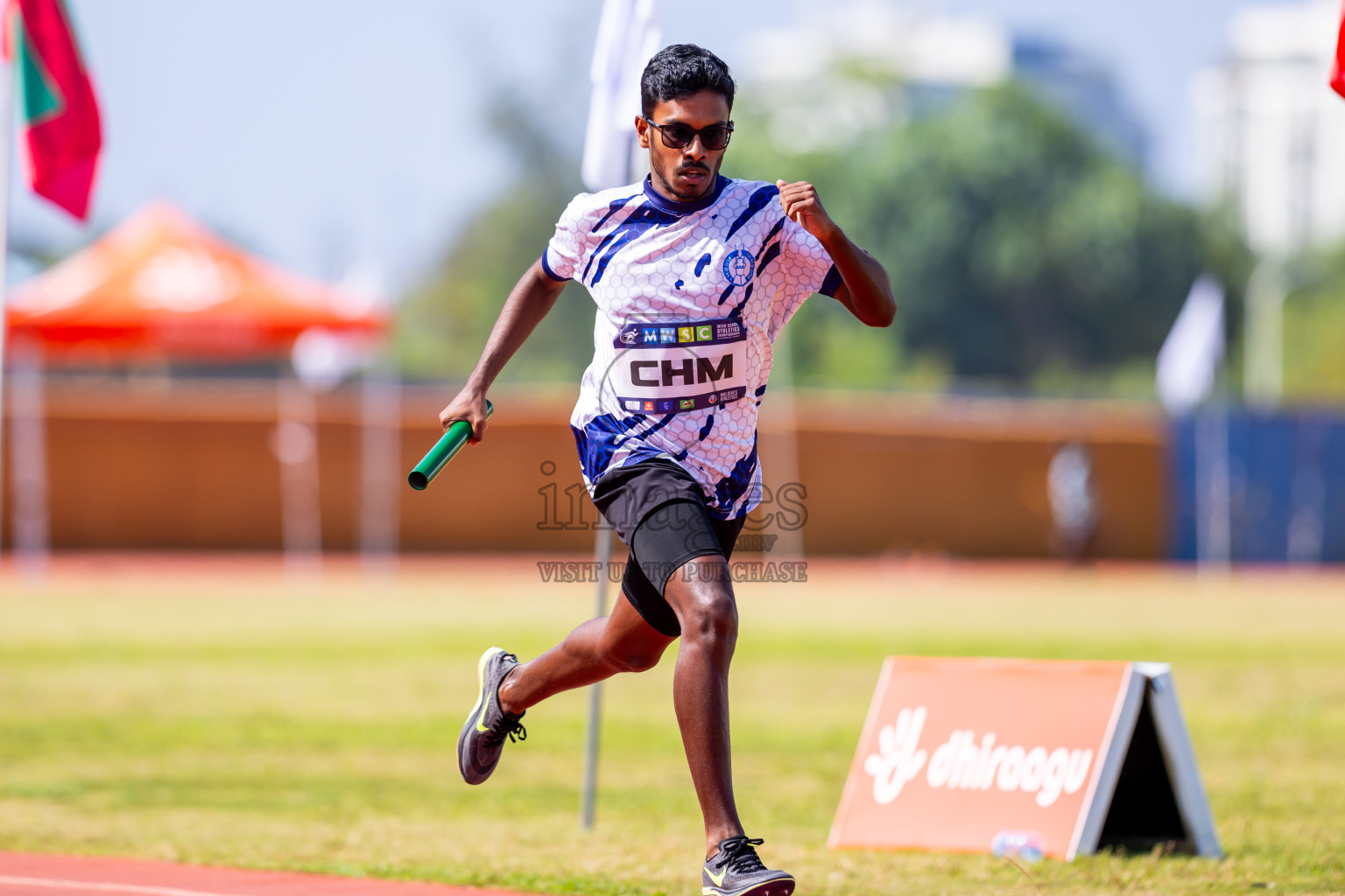 Day 6 of MWSC Interschool Athletics Championships 2024 held in Hulhumale Running Track, Hulhumale, Maldives on Thursday, 14th November 2024. Photos by: Nausham Waheed / Images.mv