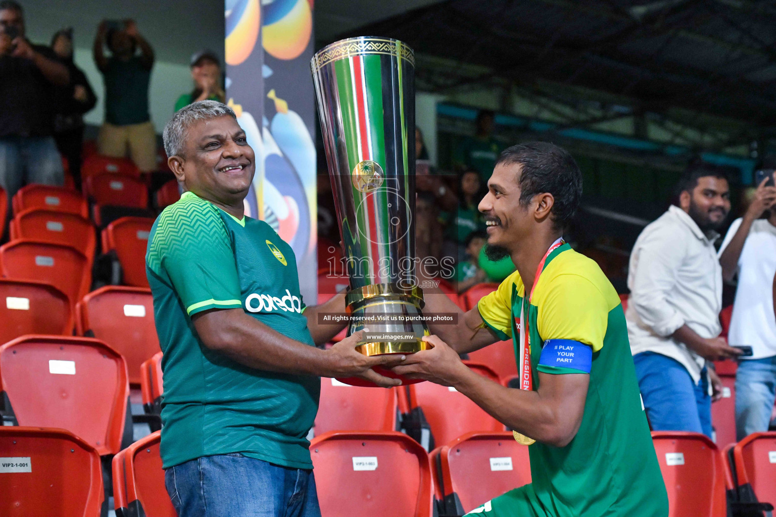 President's Cup 2023 Final - Maziya Sports & Recreation vs Club Eagles, held in National Football Stadium, Male', Maldives  Photos: Nausham Waheed/ Images.mv