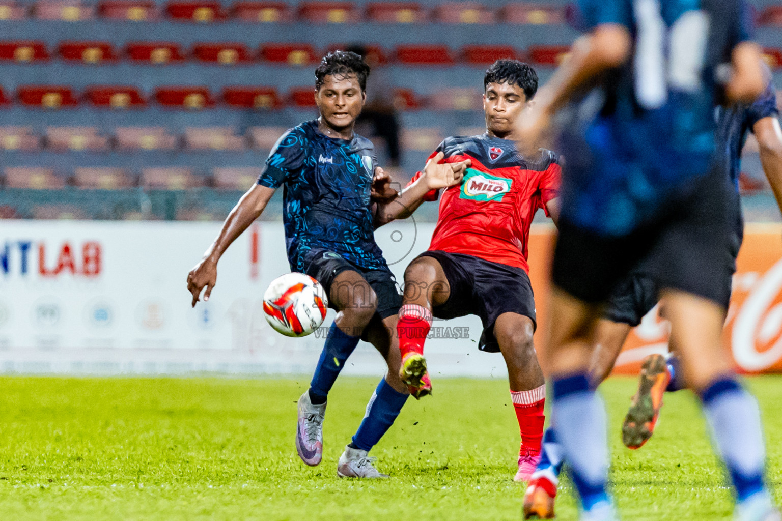 Super United Sports vs TC Sports Club in the Final of Under 19 Youth Championship 2024 was held at National Stadium in Male', Maldives on Monday, 1st July 2024. Photos: Nausham Waheed / images.mv