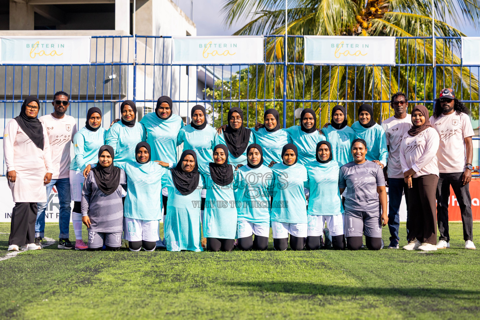 Dhonfanu vs Eydhafushi in Day 1 of Better in Baa Futsal Fiesta 2025 Woman's division held in B. Eydhafushi, Maldives on Wednesday, 5th November 2025. Photos: Nausham Waheed / images.mv