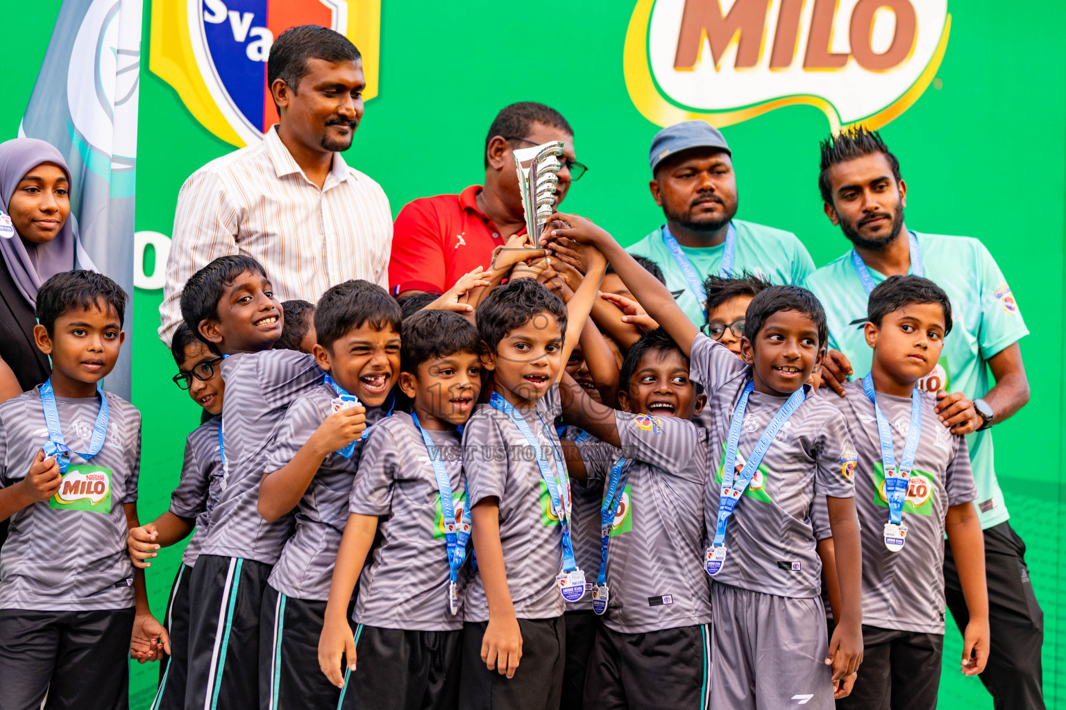 Day 2 of MILO Kids Football Fiesta was held at National Stadium in Male', Maldives on Saturday, 24th February 2024.