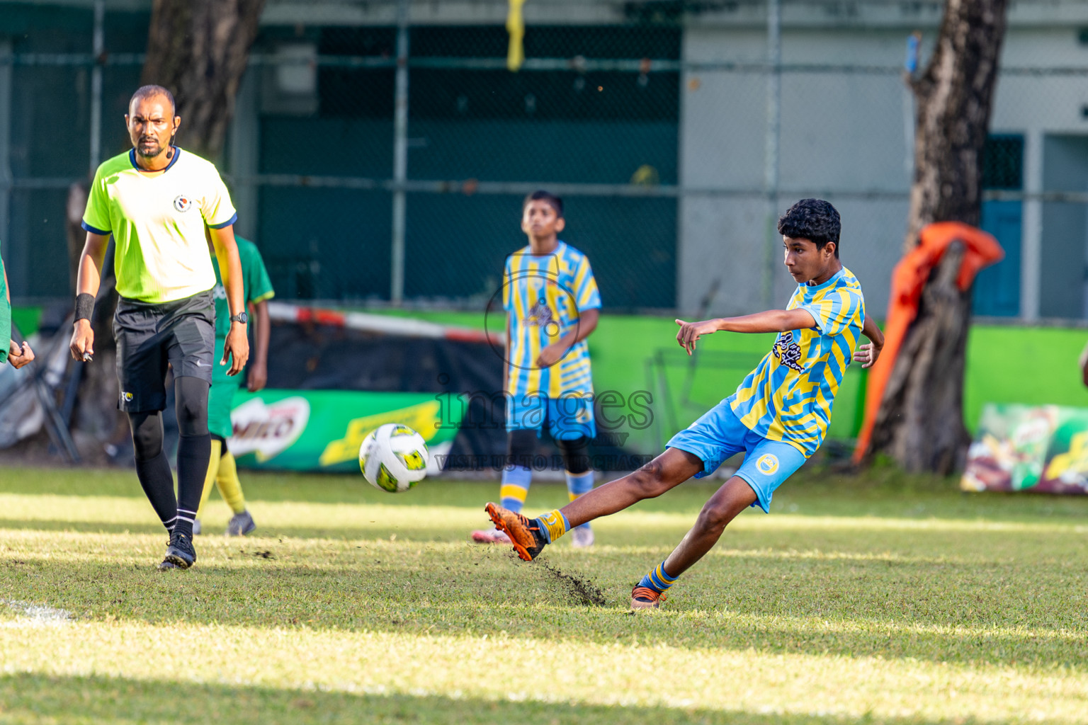 Day 4 of MILO Academy Championship 2024 (U-14) was held in Henveyru Stadium, Male', Maldives on Sunday, 3rd November 2024. 
Photos: Hassan Simah / Images.mv