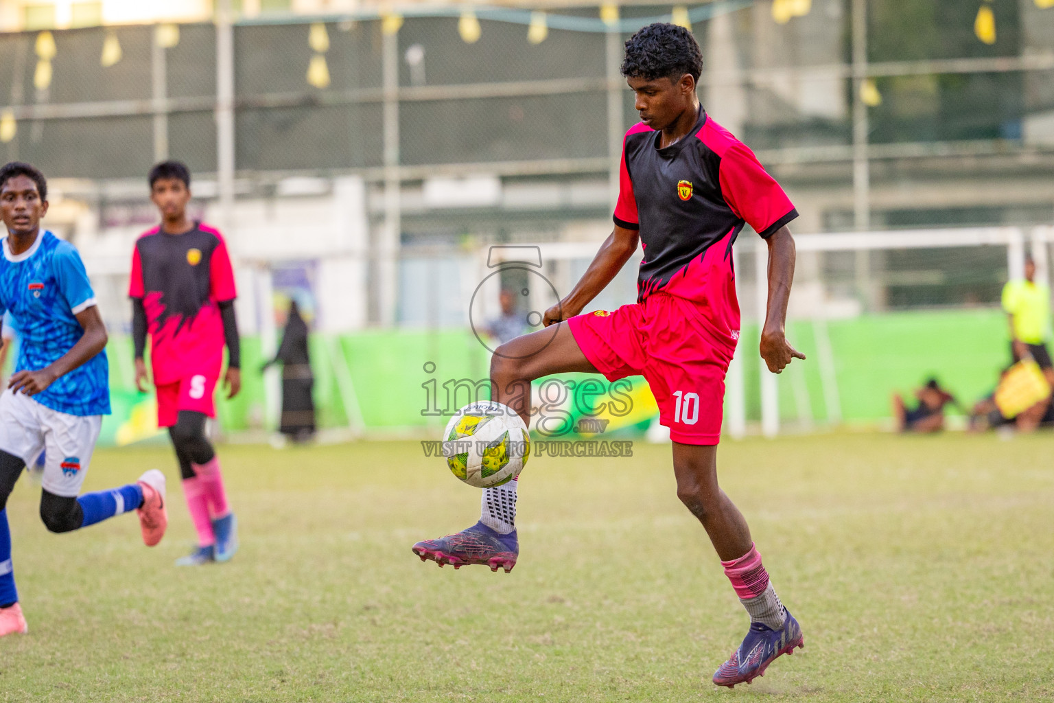 Day 2 of MILO Academy Championship 2024 (U-14) was held in Henveyru Stadium, Male', Maldives on Saturday, 2nd November 2024.
Photos: Ismail Thoriq / Images.mv