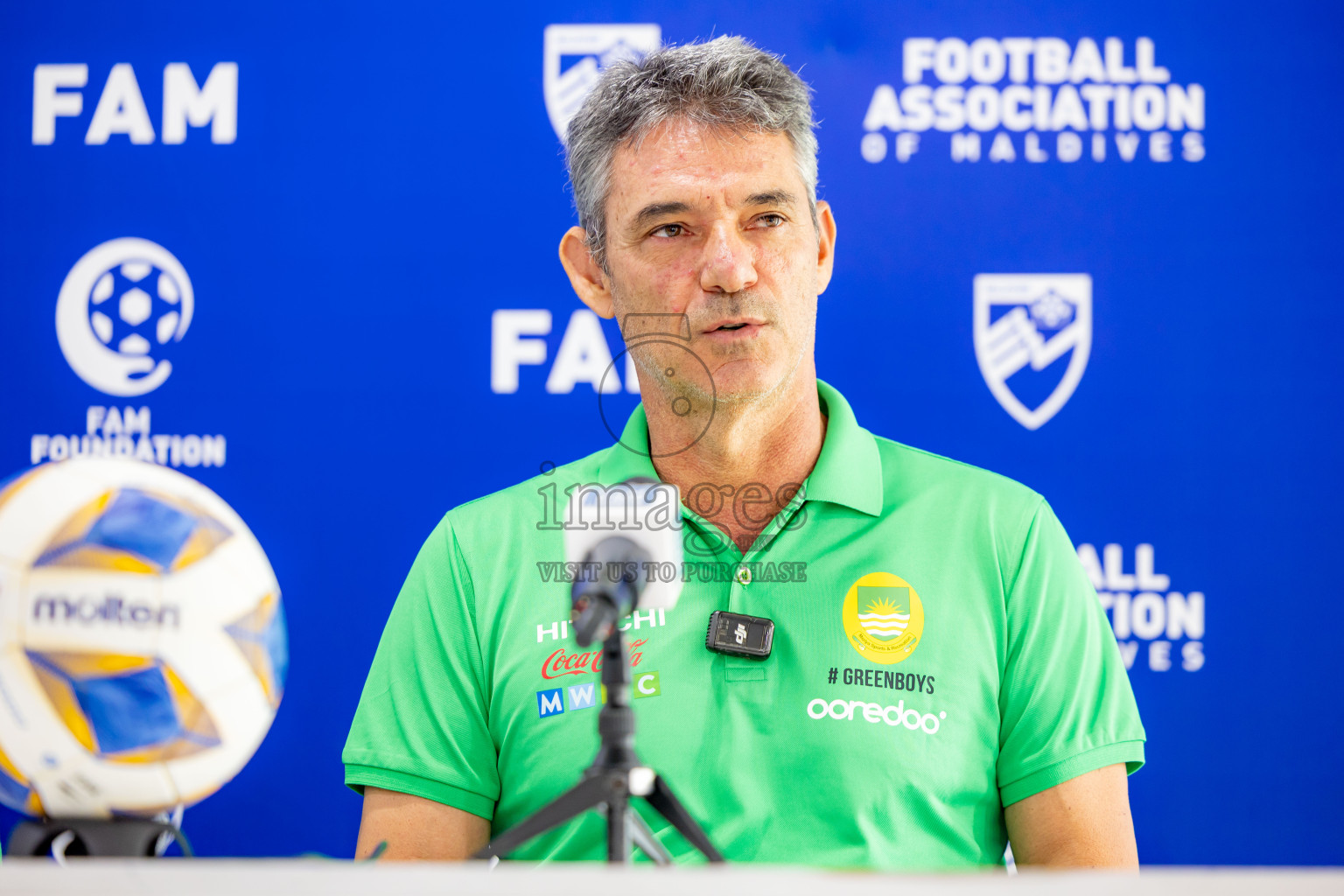 Final Pre-Match Press Conference of FAM League cup 2025 was held at National Stadium in Male', Maldives on Tuesday, 27th May 2025. Photos: Nausham Waheed / images.mv