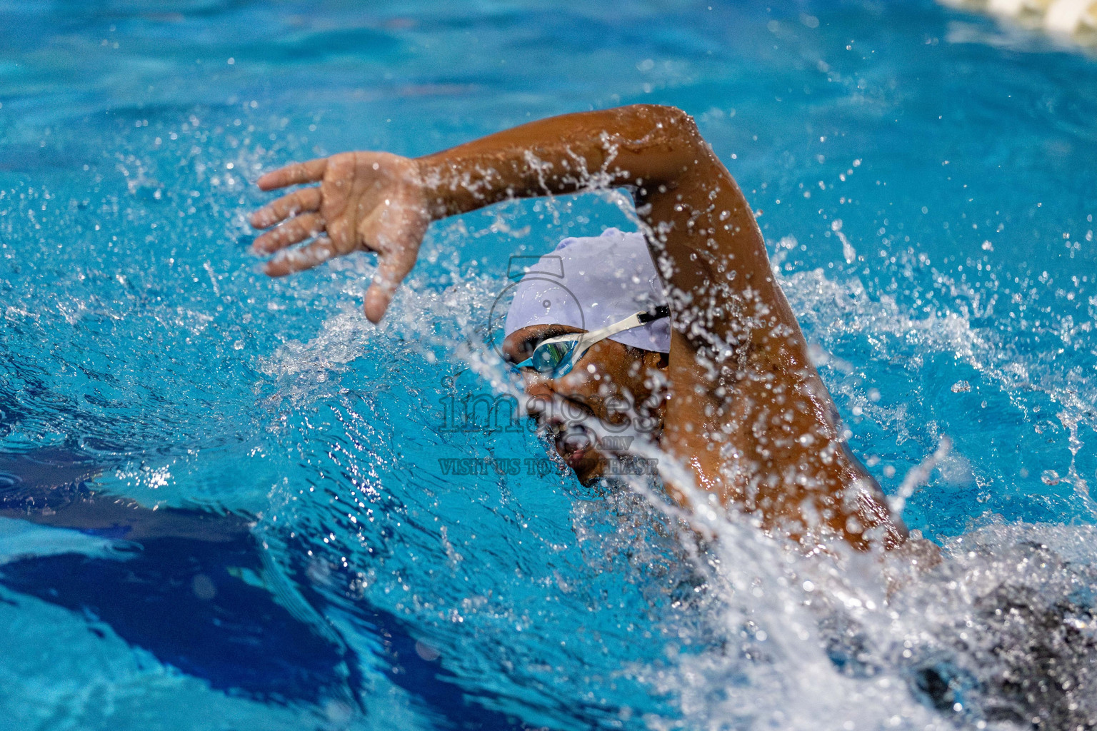 Day 2 of National Swimming Competition 2024 held in Hulhumale', Maldives on Saturday, 14th December 2024. Photos: Hassan Simah / images.mv