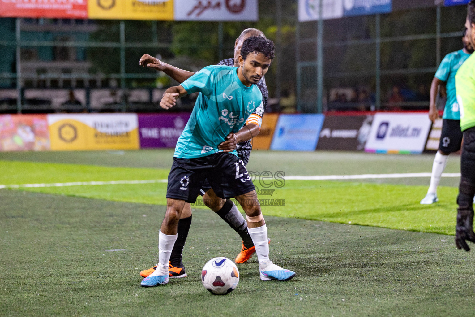 MIRA RC VS CLUB CVC in Club Maldives Classic 2024 held in Rehendi Futsal Ground, Hulhumale', Maldives on Sunday, 8th September 2024. 
Photos: Hassan Simah / images.mv