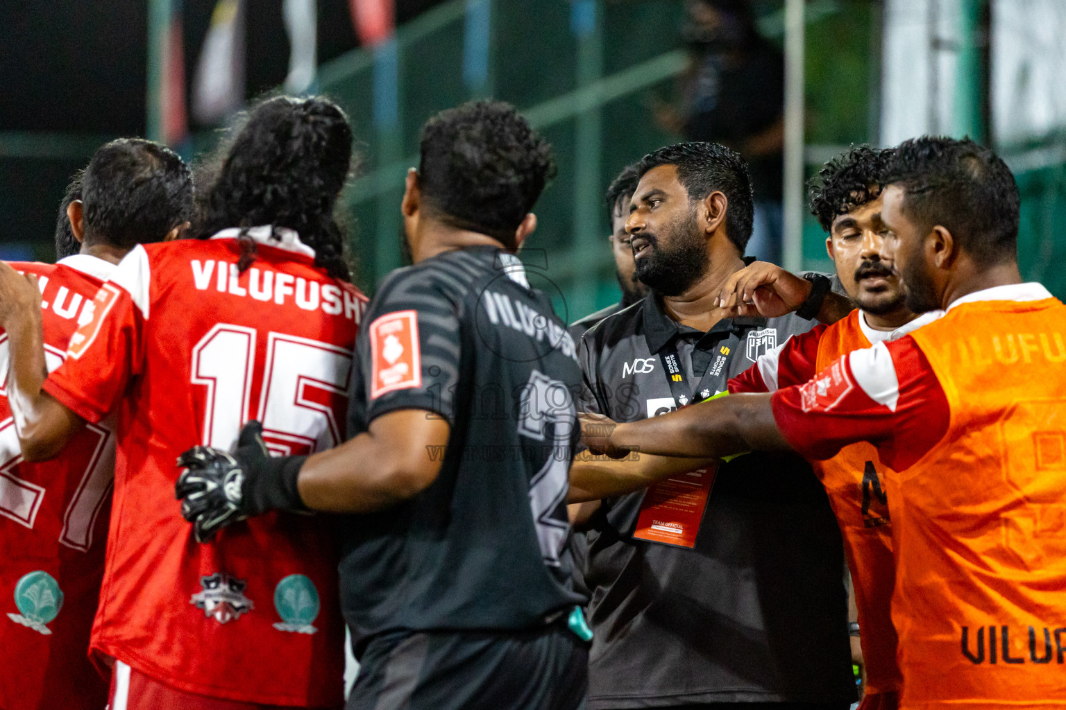 Th. Vilufushi  VS  Th. Gaadhiffushi in Day 20 of Golden Futsal Challenge 2024 was held on Saturday , 3rd February 2024 in Hulhumale', Maldives Photos: Nausham Waheed / images.mv