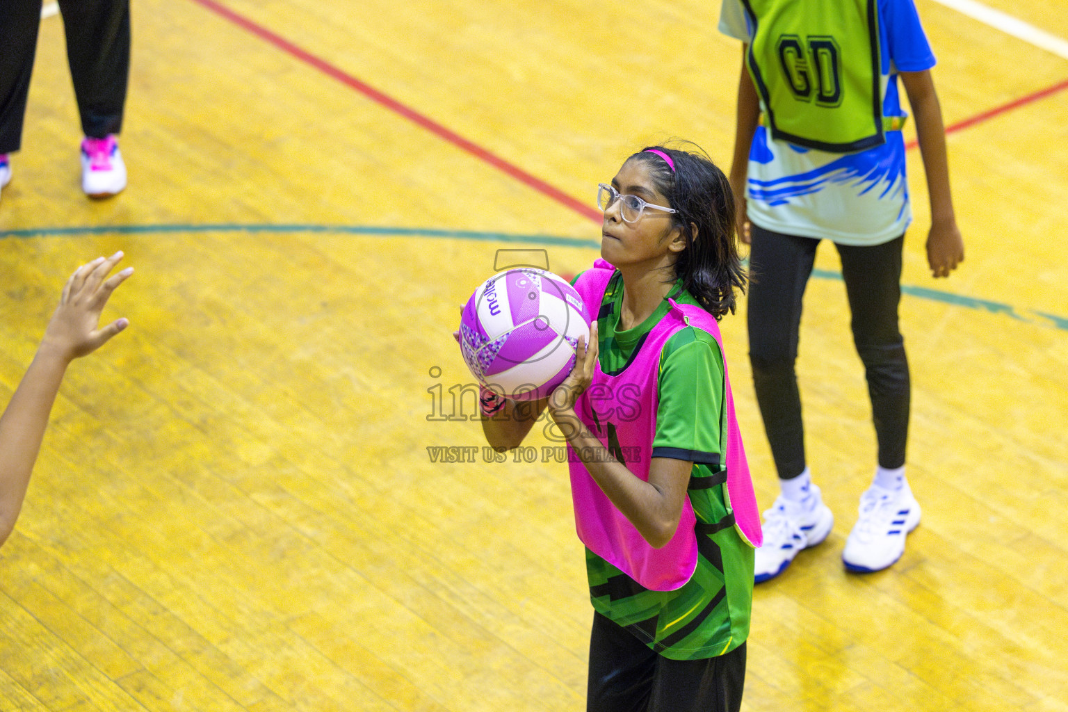 Club Green Streets vs United Unity SC in Day 6 of 24th Milo Netball Association Championship held in Social Center at Male', Maldives on Saturday, 6th September 2025. Photos: Yasna Ahmed / images.mv