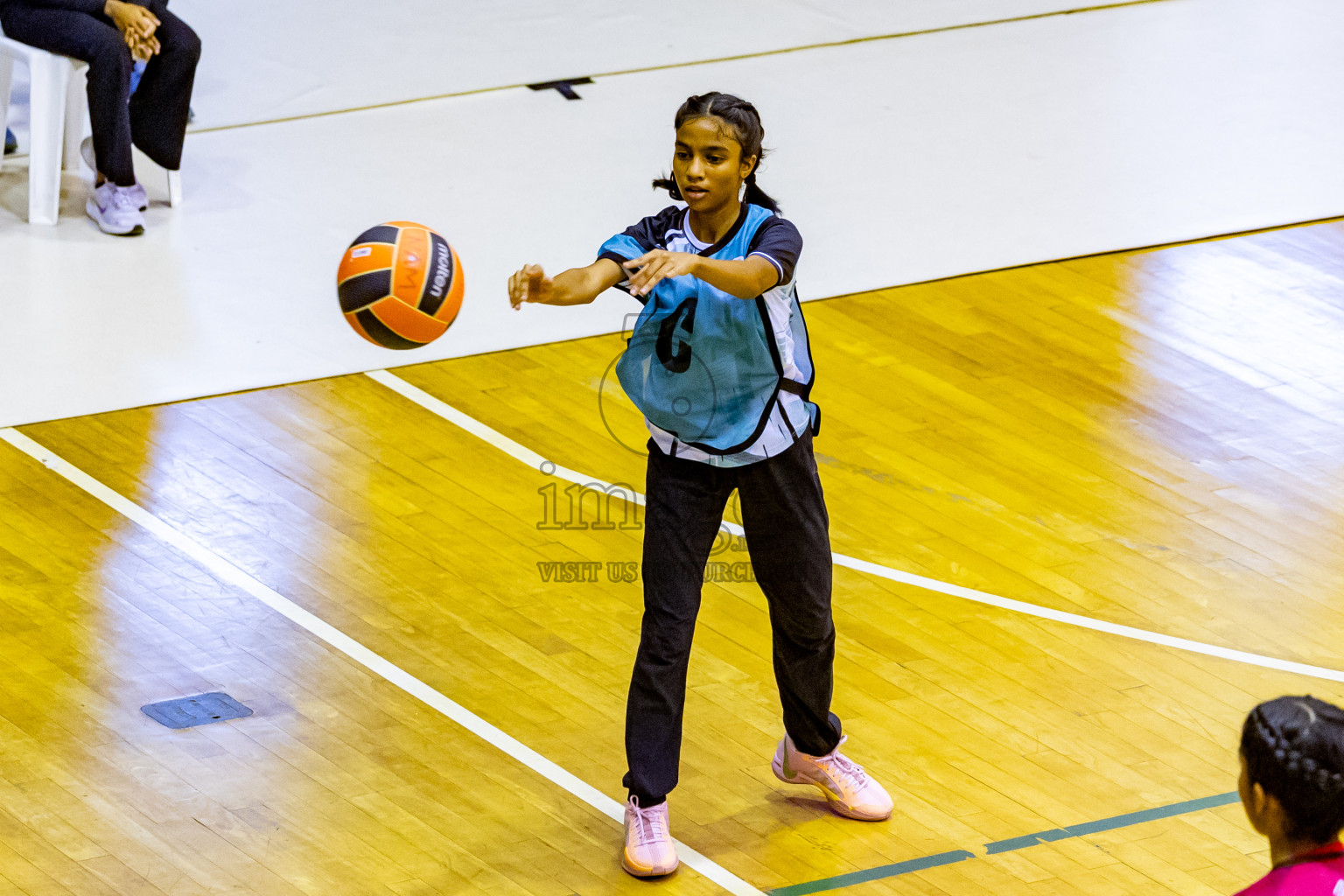 Day 14 of 25th Inter-School Netball Tournament was held in Social Center at Male', Maldives on Sunday, 25th August 2024. Photos: Nausham Waheed / images.mv