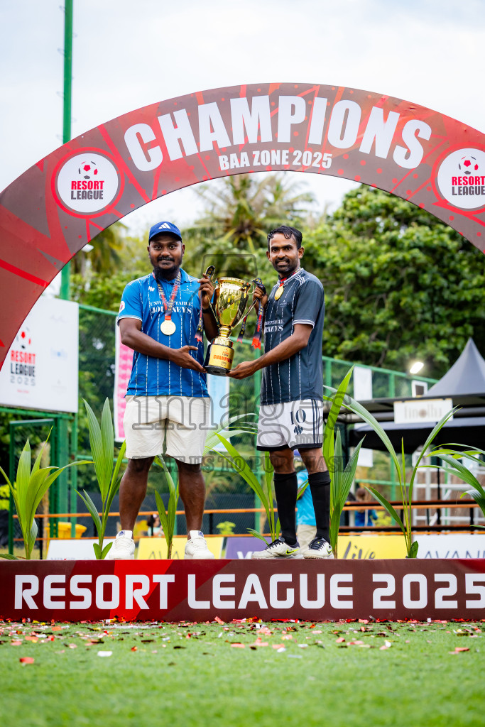 Anantara vs Finolhu in Final of Resort League 2025 (Baa Zone) was held on Friday, 18th July 2025 in Avani+ Fares Maldives Resort, Baa Atoll, Maldives. Photos: Nausham Waheed  / images.mv