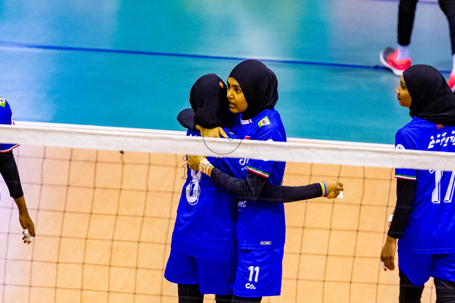 Nepal vs Maldives in Third Place Match of CAVA U20 Woman's Volleyball Championship 2024 was held in Social Center, Male', Maldives on 23rd July 2024. Photos: Nausham Waheed / images.mv