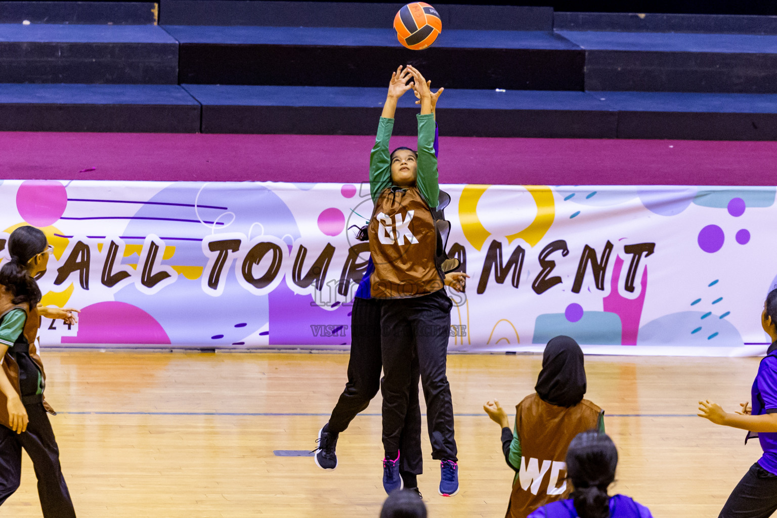 Day 10 of 25th Inter-School Netball Tournament was held in Social Center at Male', Maldives on Tuesday, 20th August 2024. Photos: Nausham Waheed / images.mv