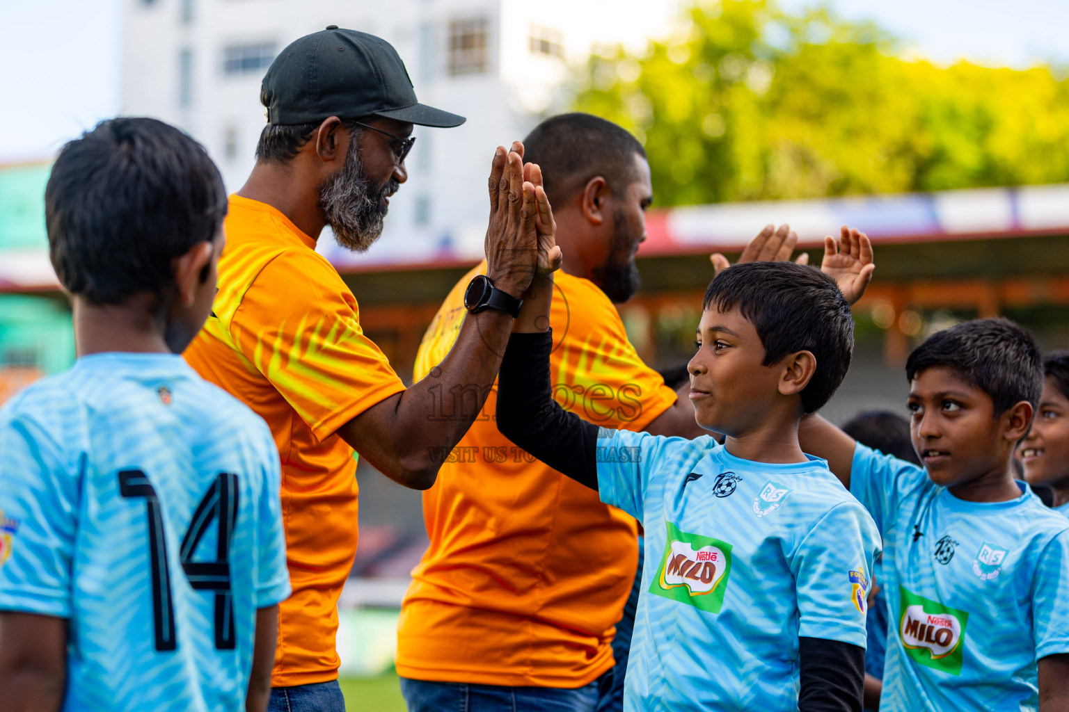 Day 2 of MILO Kids Football Fiesta was held at National Stadium in Male', Maldives on Saturday, 24th February 2024.