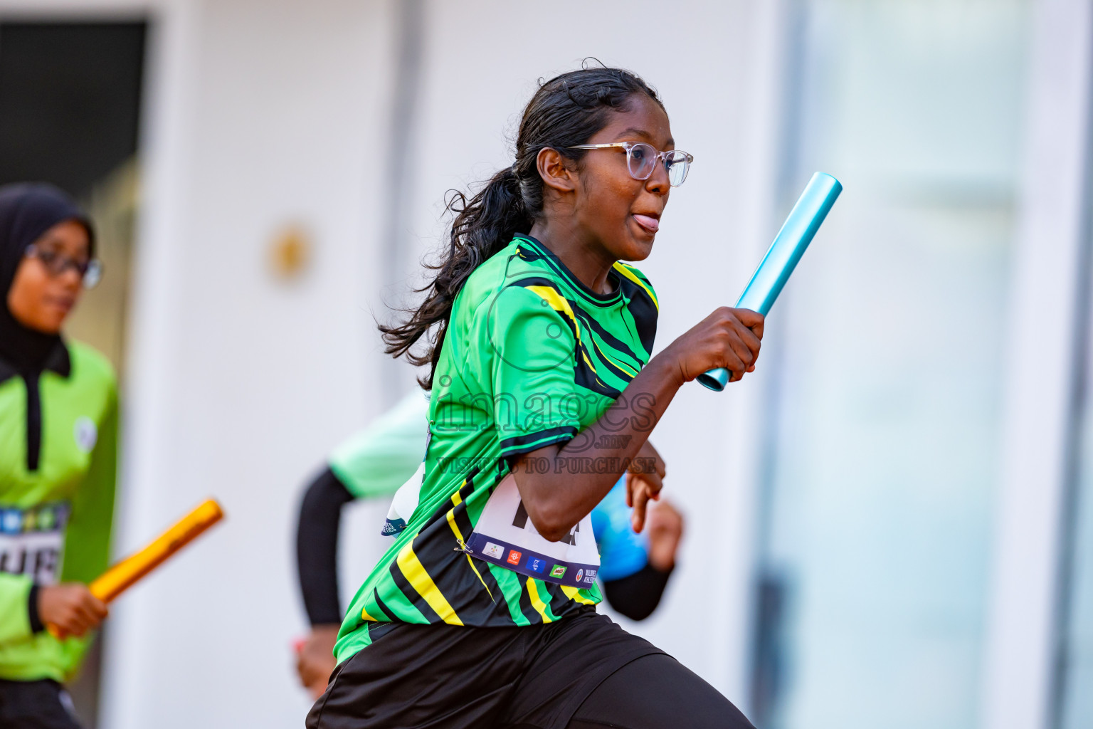 Day 5 of MWSC Interschool Athletics Championships 2024 held in Hulhumale Running Track, Hulhumale, Maldives on Wednesday, 13th November 2024. Photos by: Nausham Waheed / Images.mv