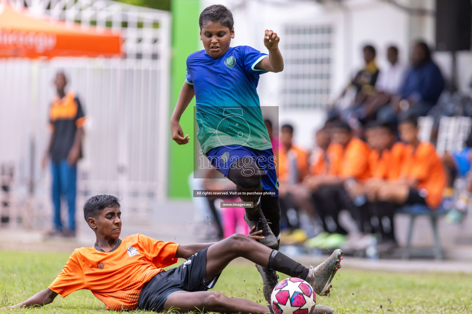 Day 2 of MILO Academy Championship 2023 (u14) was held in Henveyru Stadium Male', Maldives on 4th November 2023. Photos: Nausham Waheed / images.mv