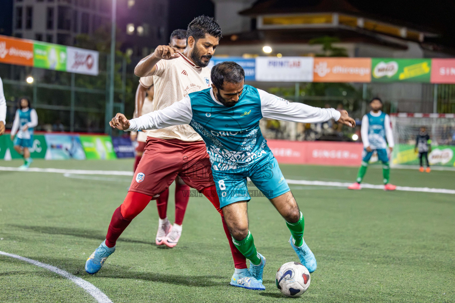 CLUB 220 vs HES CLUB Maldives Classic 2024 held in Rehendi Futsal Ground, Hulhumale', Maldives on Thursday, 12th September 2024. 
Photos: Hassan Simah / images.mv