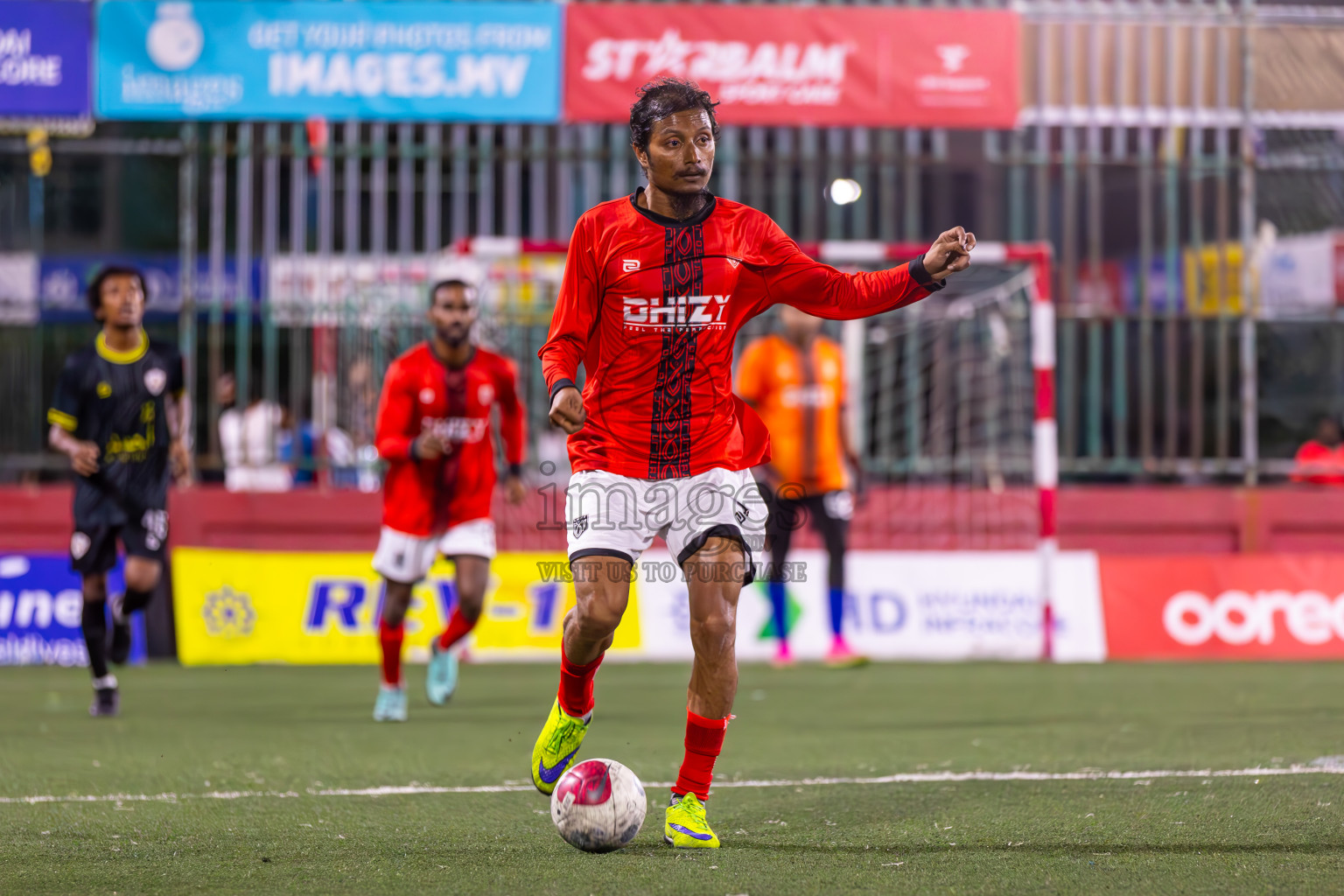 L Maamendhoo vs L Hithadhoo in Day 20 of Golden Futsal Challenge 2024 was held on Saturday , 3rd February 2024 in Hulhumale', Maldives Photos: Ismail Thoriq / images.mv