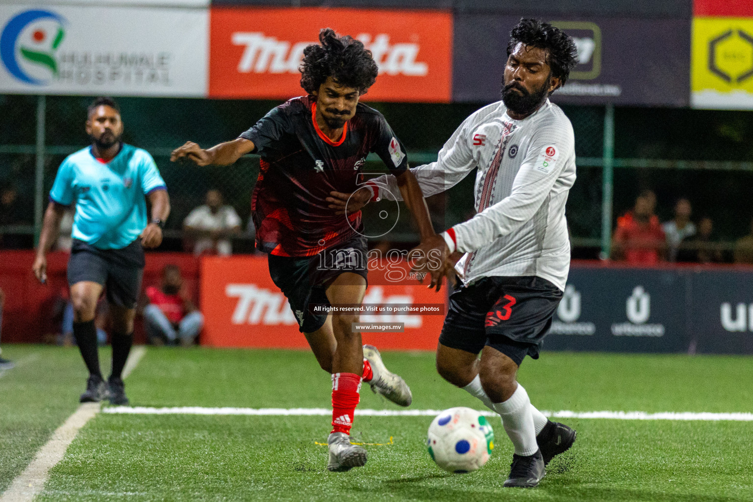 Aasandha vs Prisons RC in Club Maldives Cup 2023 held in Hulhumale, Maldives, on Monday, 17th July 2023 Photos: Nausham Waheed / images.mv