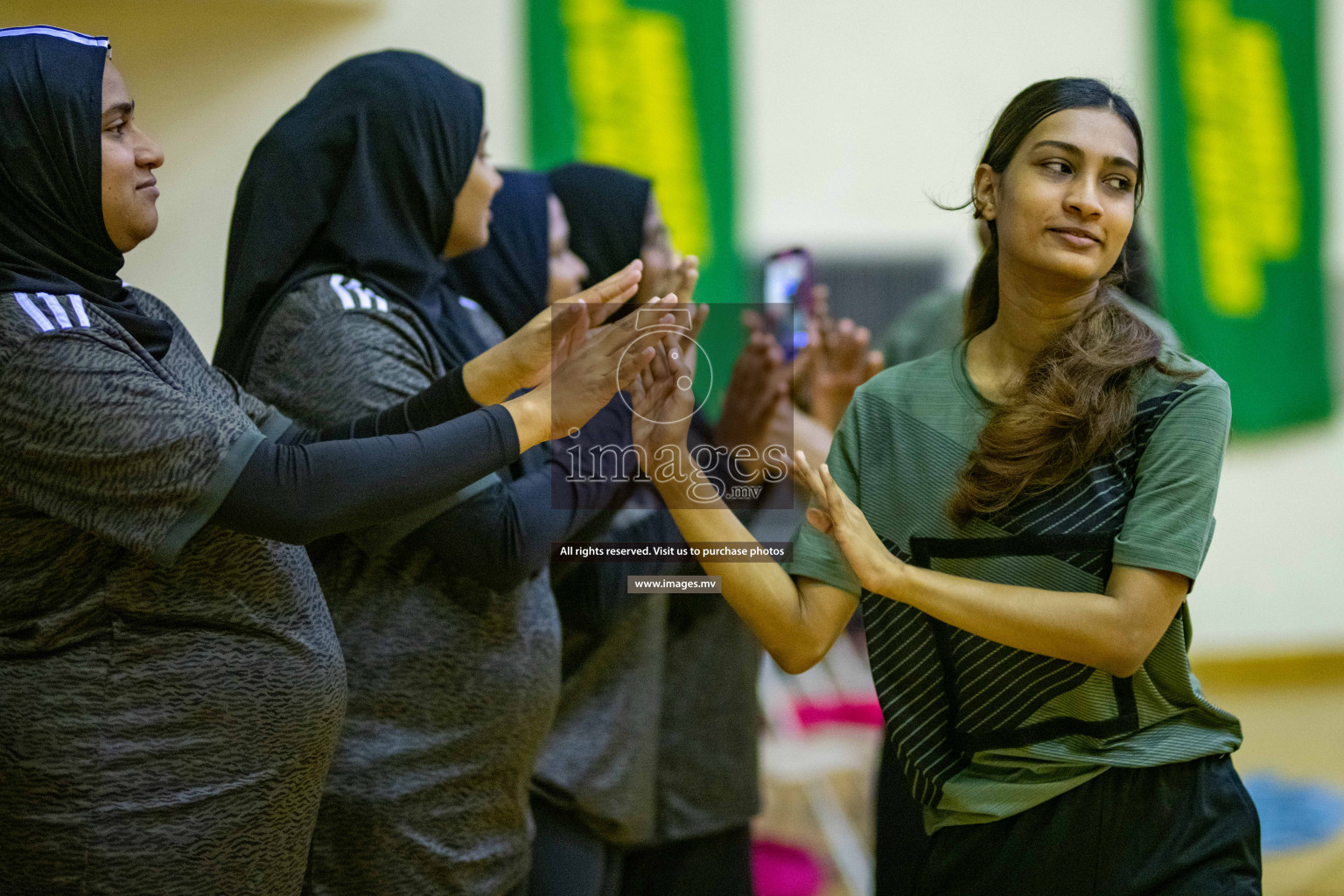 Kulhudhuffushi Youth & R.C vs Club Green Streets in the Finals of Milo National Netball Tournament 2021 (Women's) held on 5th December 2021 in Male', Maldives Photos: Ismail Thoriq / images.mv